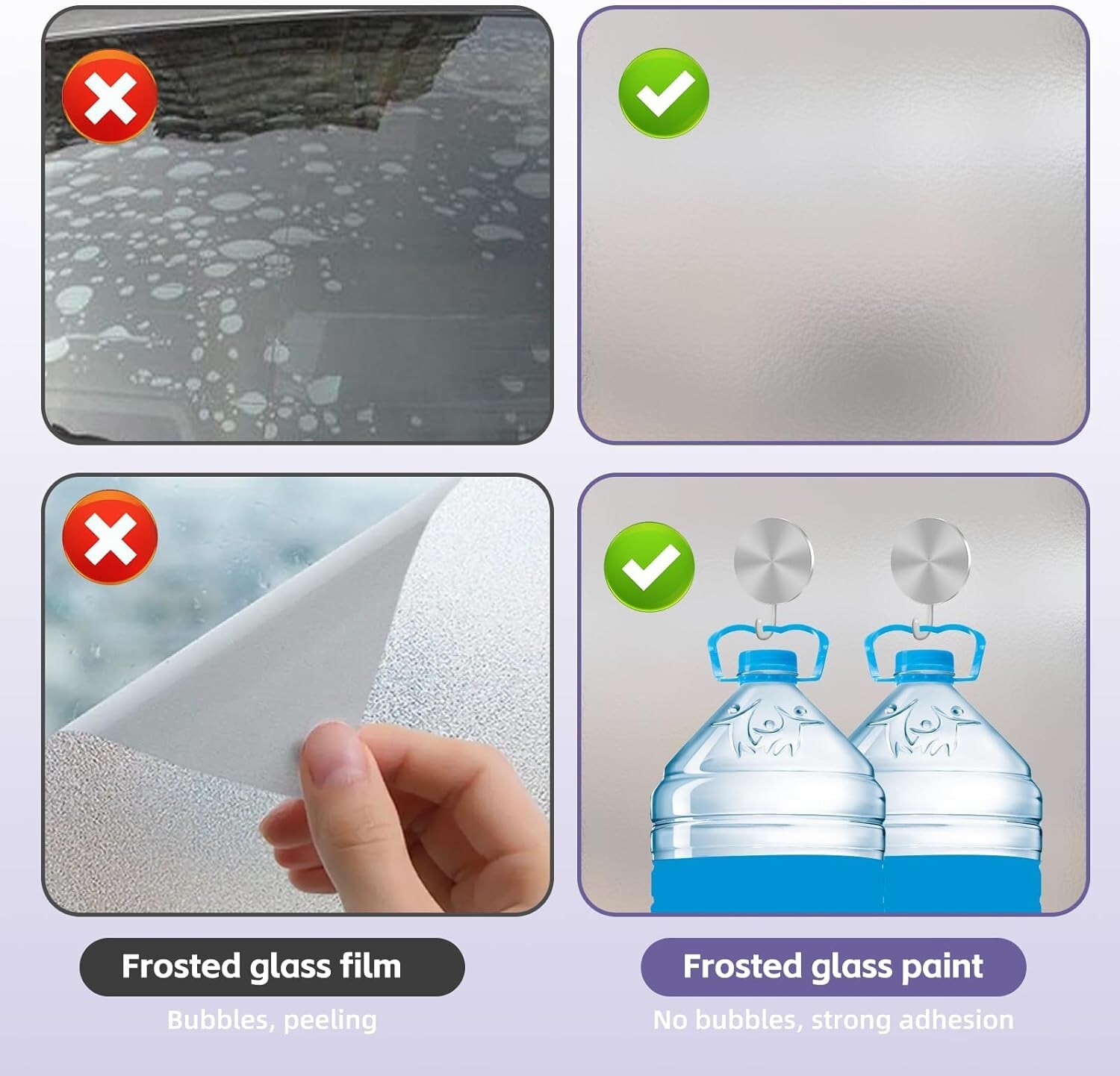Frosted Glass Paint for Windows Privacy Paint, 16oz Waterproof & UV Resistant