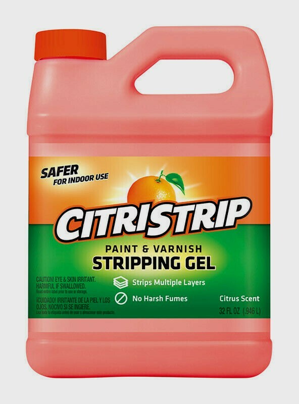CitriStrip Paint & Varnish STRIPPING GEL CITRUS Non-toxic 32oz QCSG801 Non-NMP