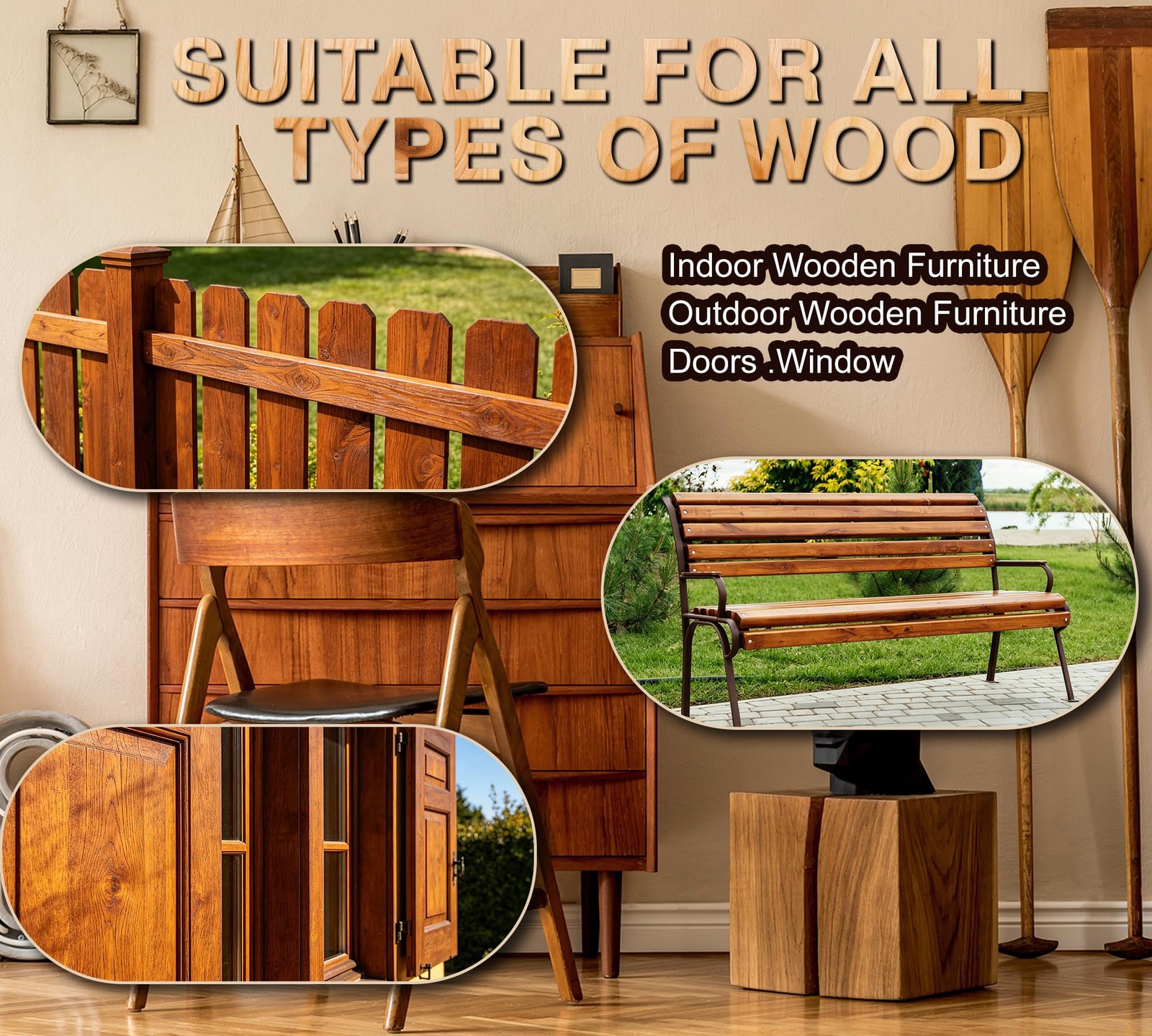 Water Based Wood Stain 8.5oz, Golden Oak – Indoor Outdoor