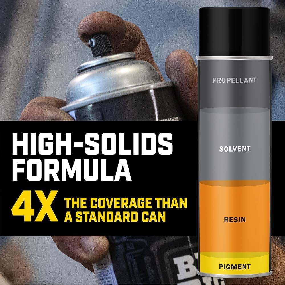Professional 16oz Gloss Frame Black Aerosol Spray – Ultimate Protection Coating