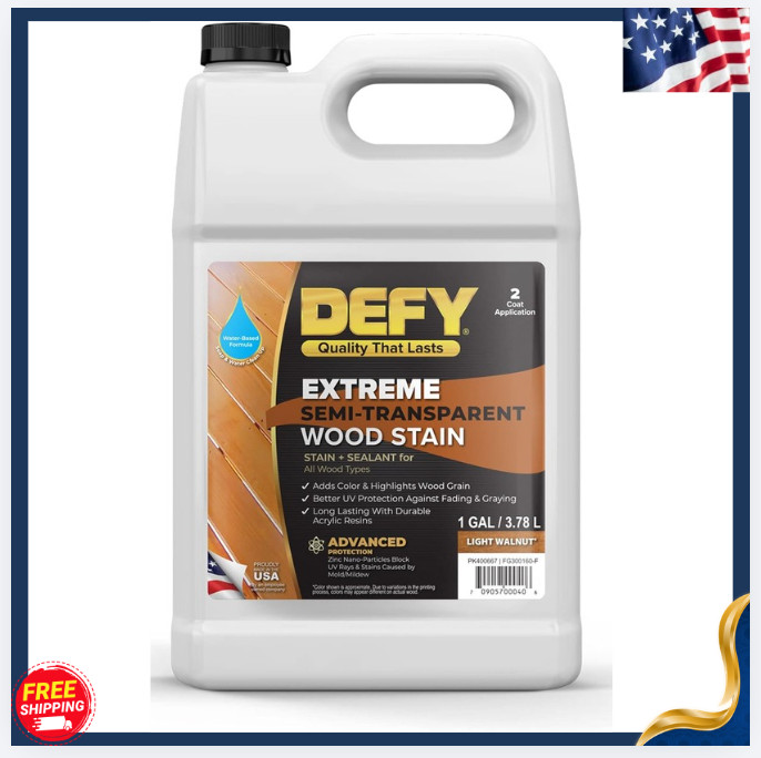 New Light Walnut Wood Stain 1 Gallon