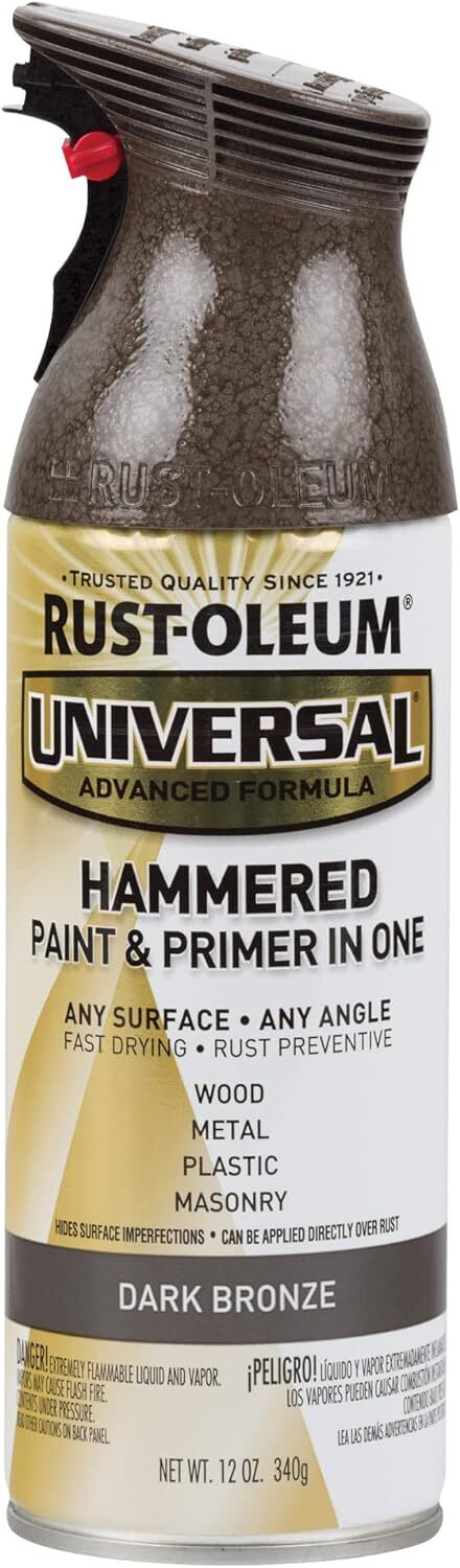 Rust Oleum Universal 12 Ounce Dark Bronze Spray Paint All Surface Oil Based