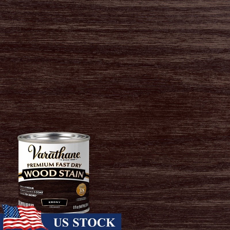 Fast Dry Wood Stain Half Pint 4 Pack Quick Drying Easy Application Interior New