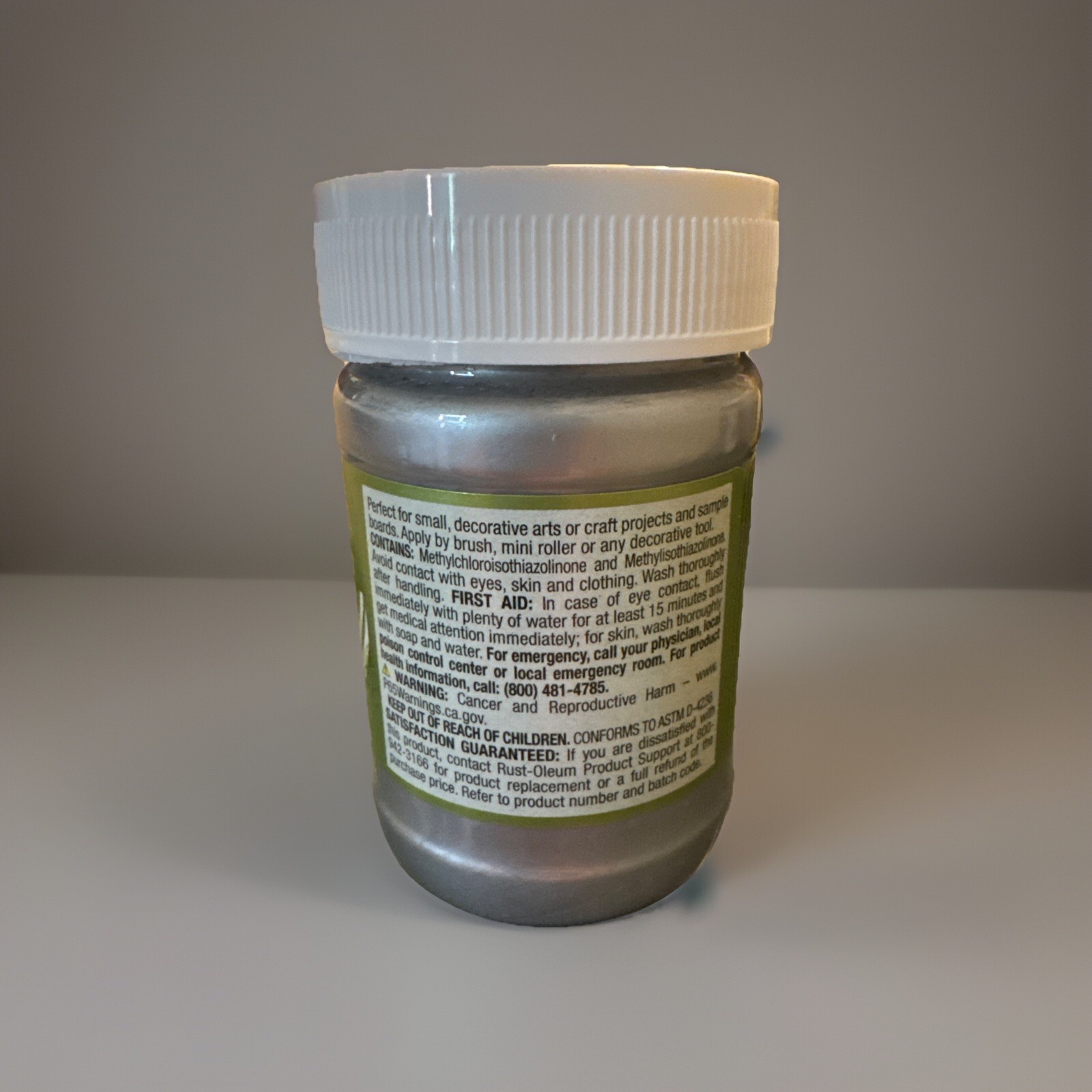 Modern Masters 6oz ME150-06 Silver (Opaque)-Metallic Paint- Water-Based-Satin