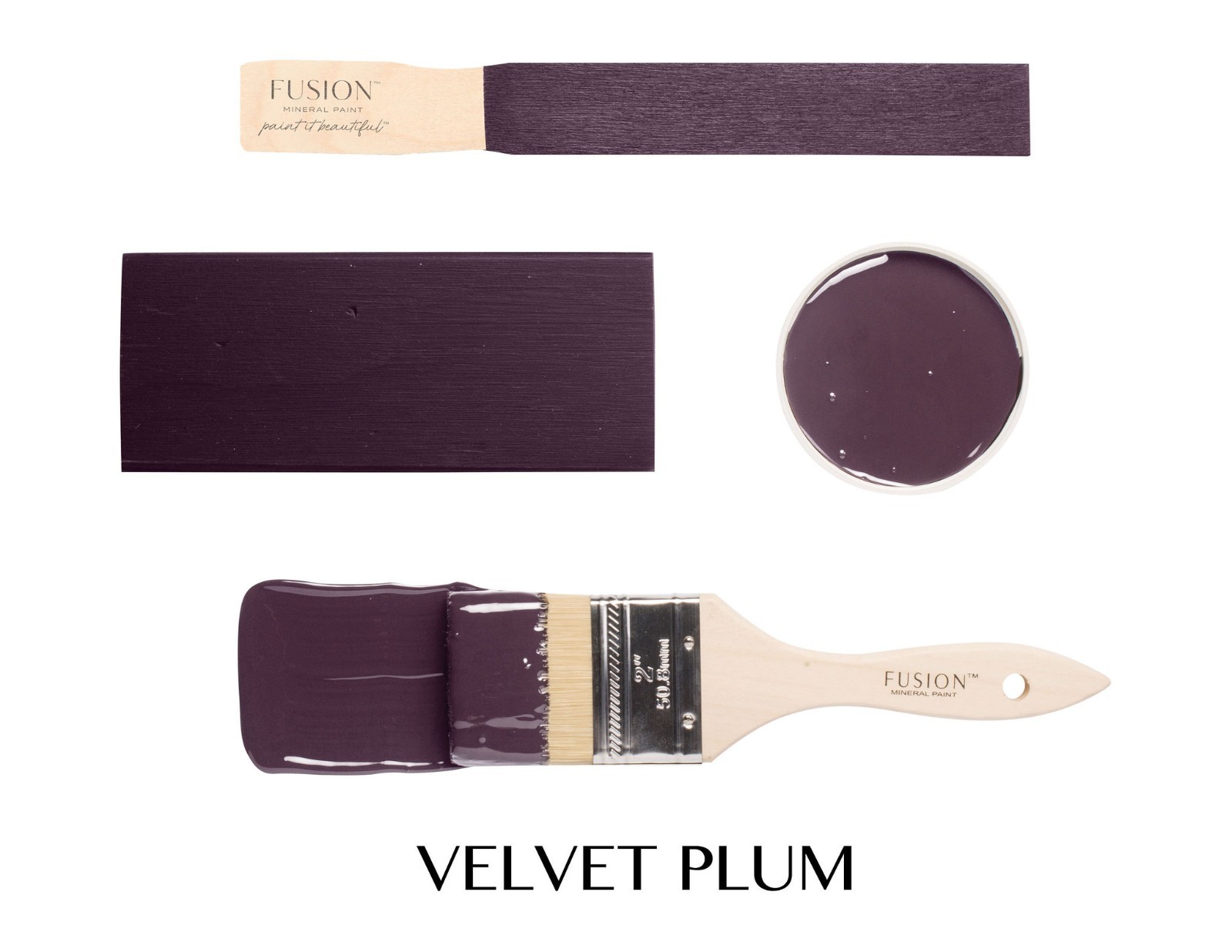 Velvet Plum Fusion Mineral Paint 500mL Pint