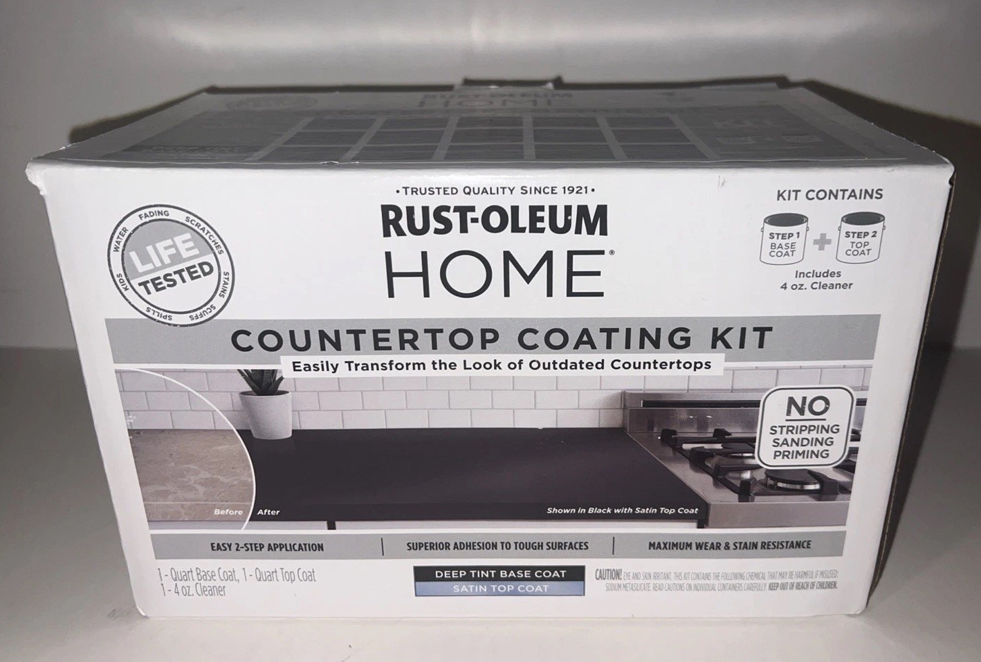 Rust-Oleum Home Countertop Deep Base Satin Countertop Refinishing kit #384963