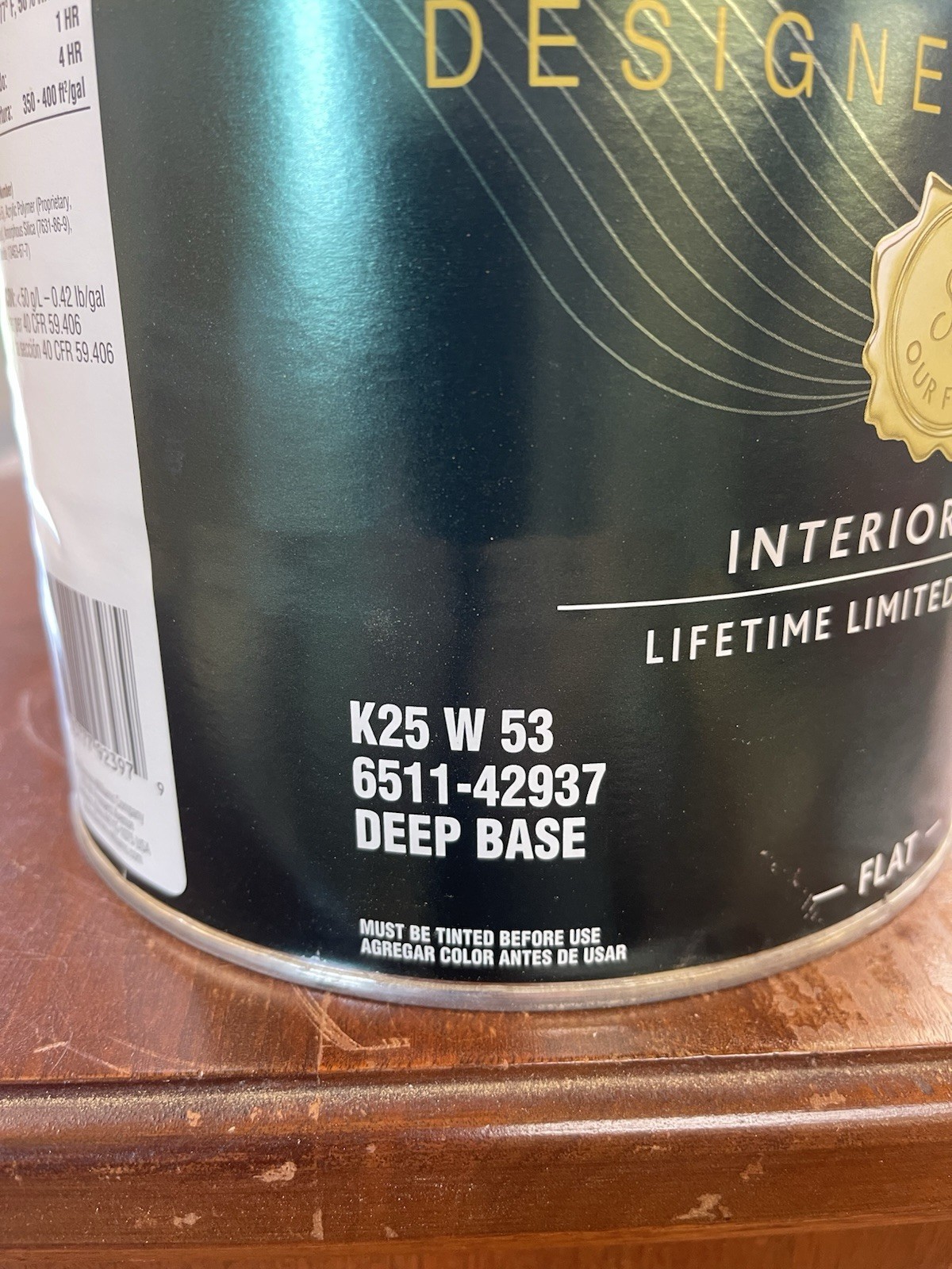 Sherwin Williams Emerald Interior Latex Water Base Paint/Flat/ Deep Base