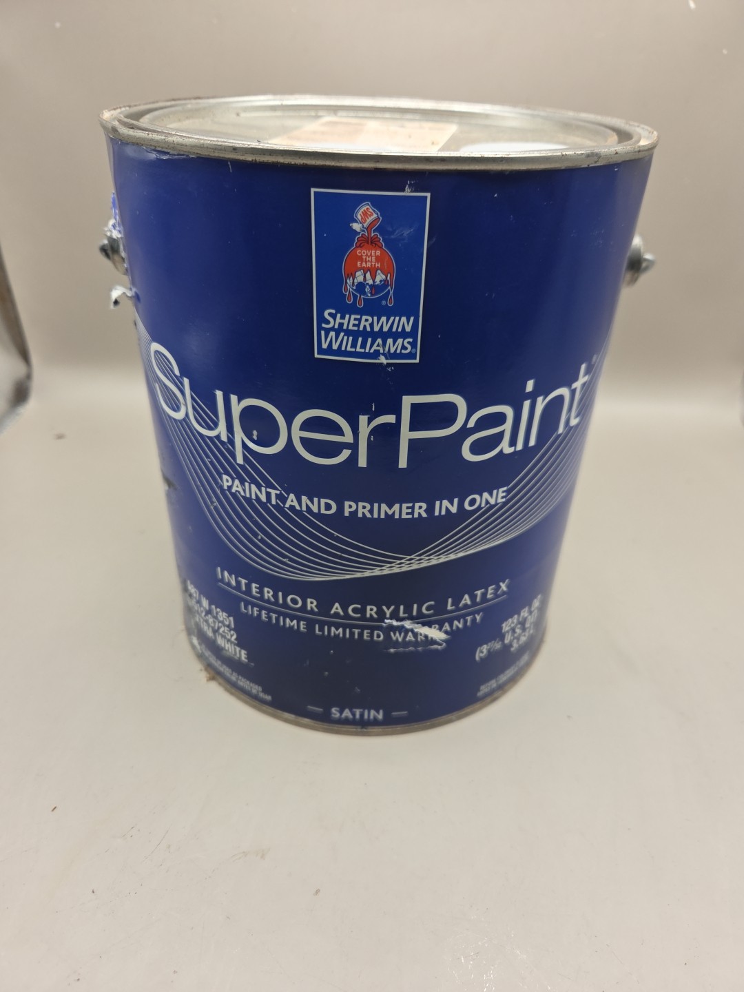 1 Gallon SuperPaint Interior Satin Color 7072 Online