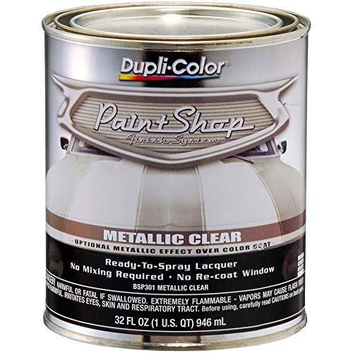 Paint Shop Finish System: 1 Quart Gloss Clear Coat – Easy, Fast-Drying Solution