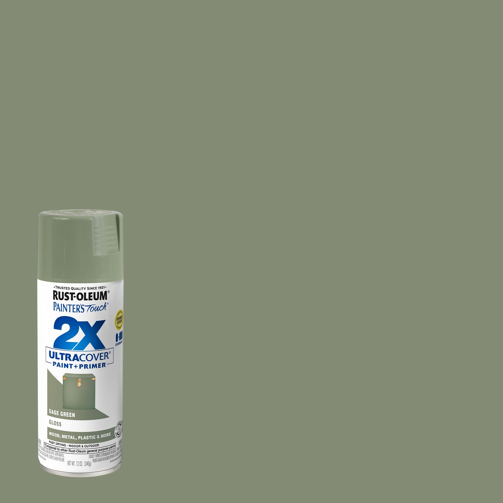 Rust-Oleum 249094 Painter’s Touch 2X Ultra Cover, 12 Ounce (Pack of 1), Gloss