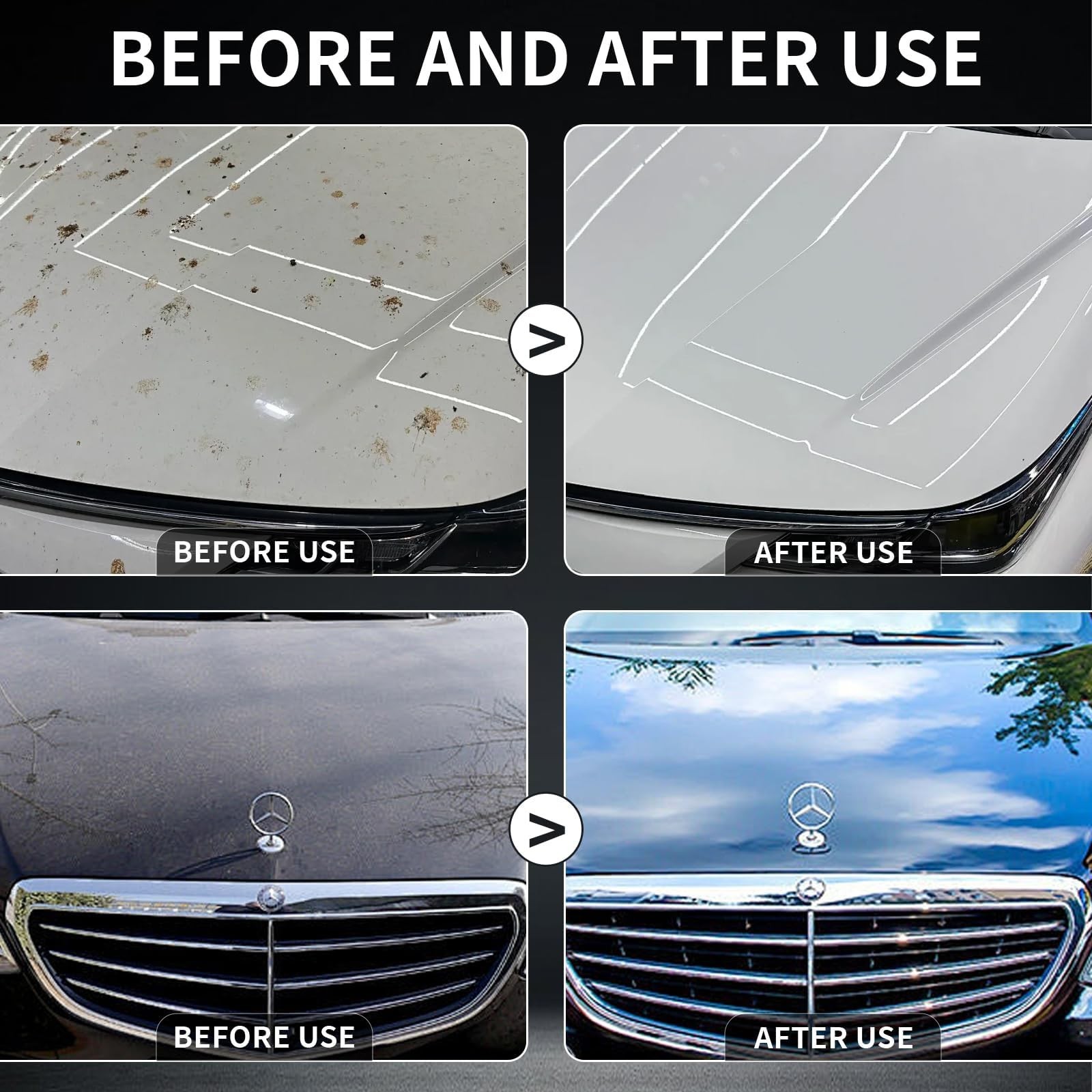 SOPAMI Ceramic Coating Spray (2 Pack), High-Gloss Car Polish & Paint Sealant,…
