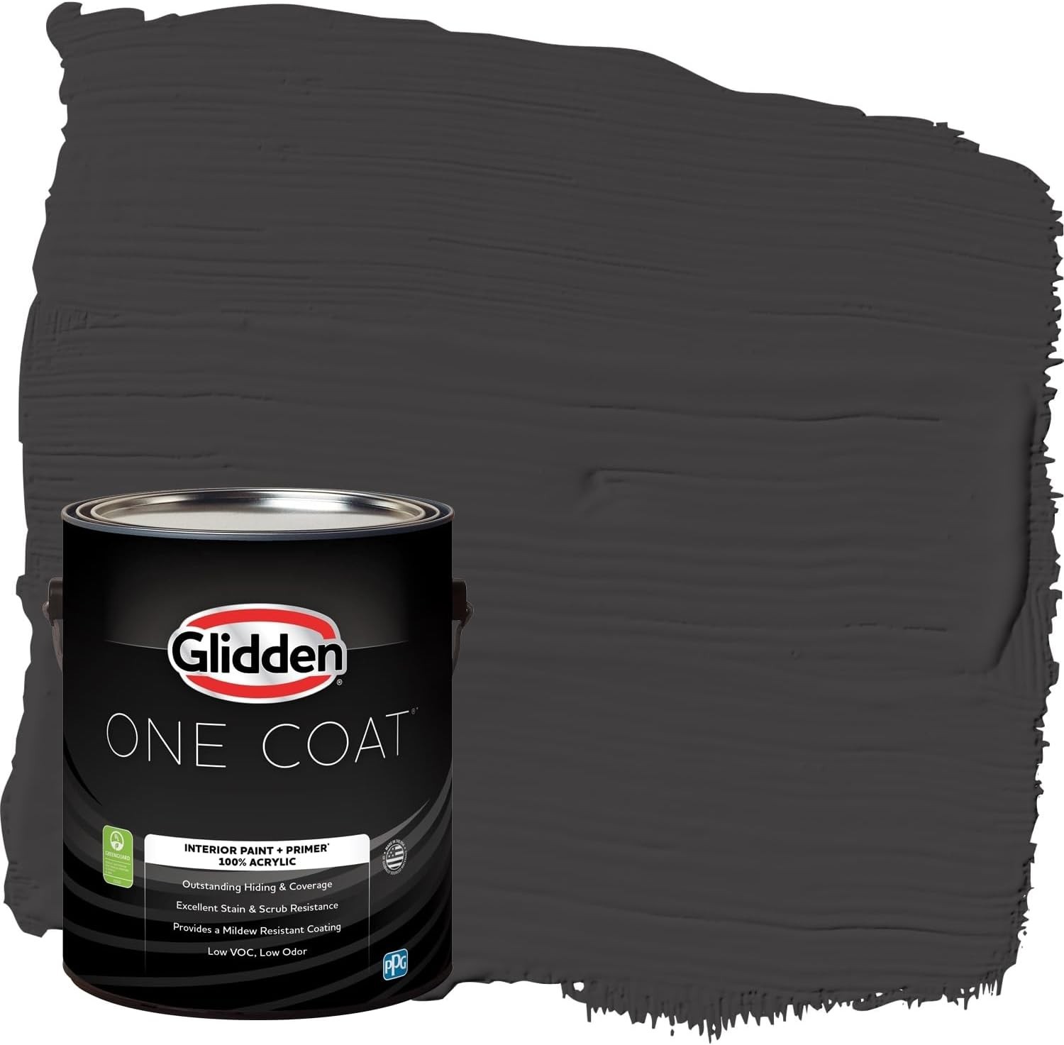 Durable Black Magic Eggshell Paint 1 Gal Acrylic Primer