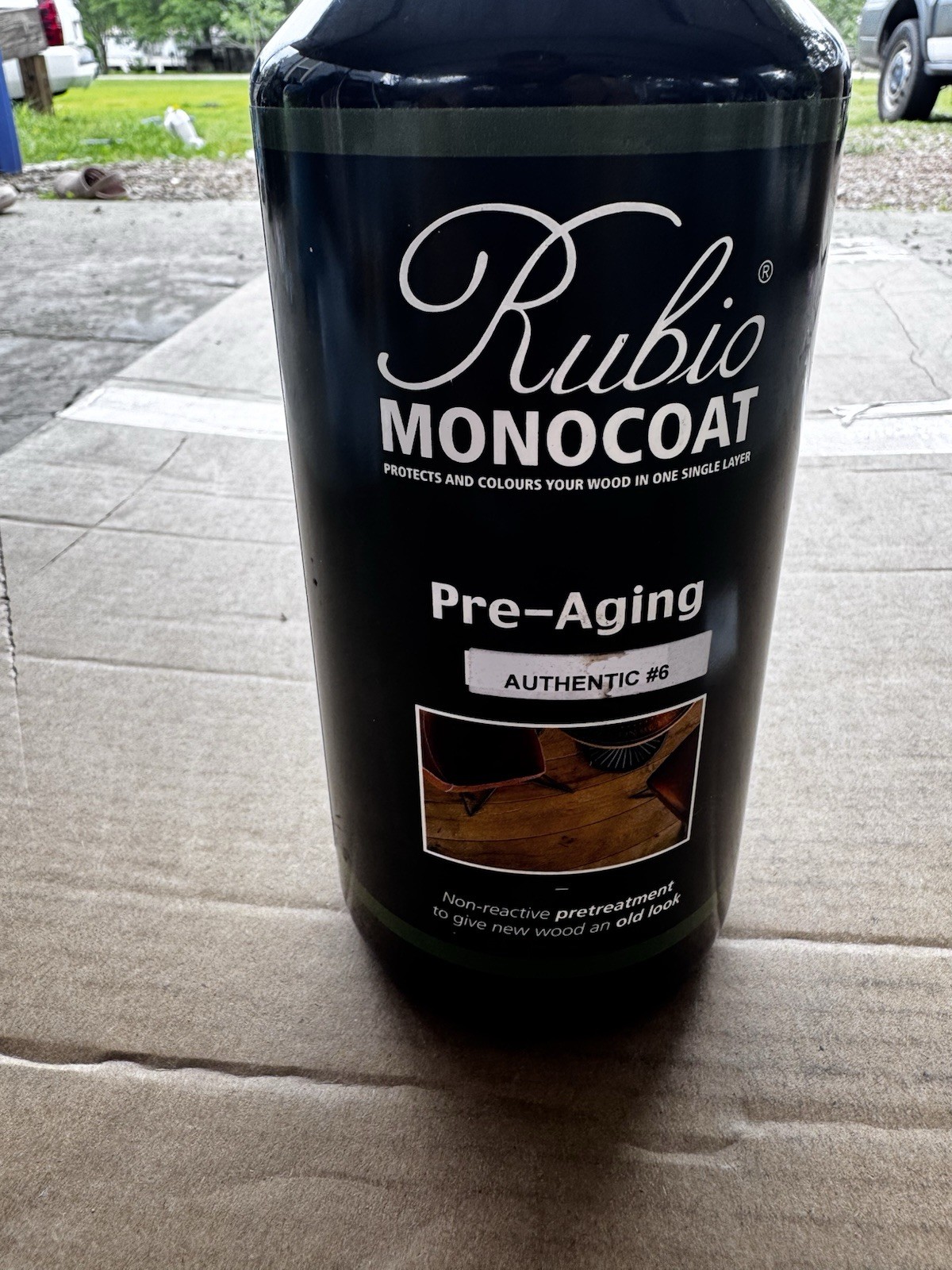 1 Liter Rubio Monocoat Pre Aging Pretreatment Authentic # 6 Color NEW