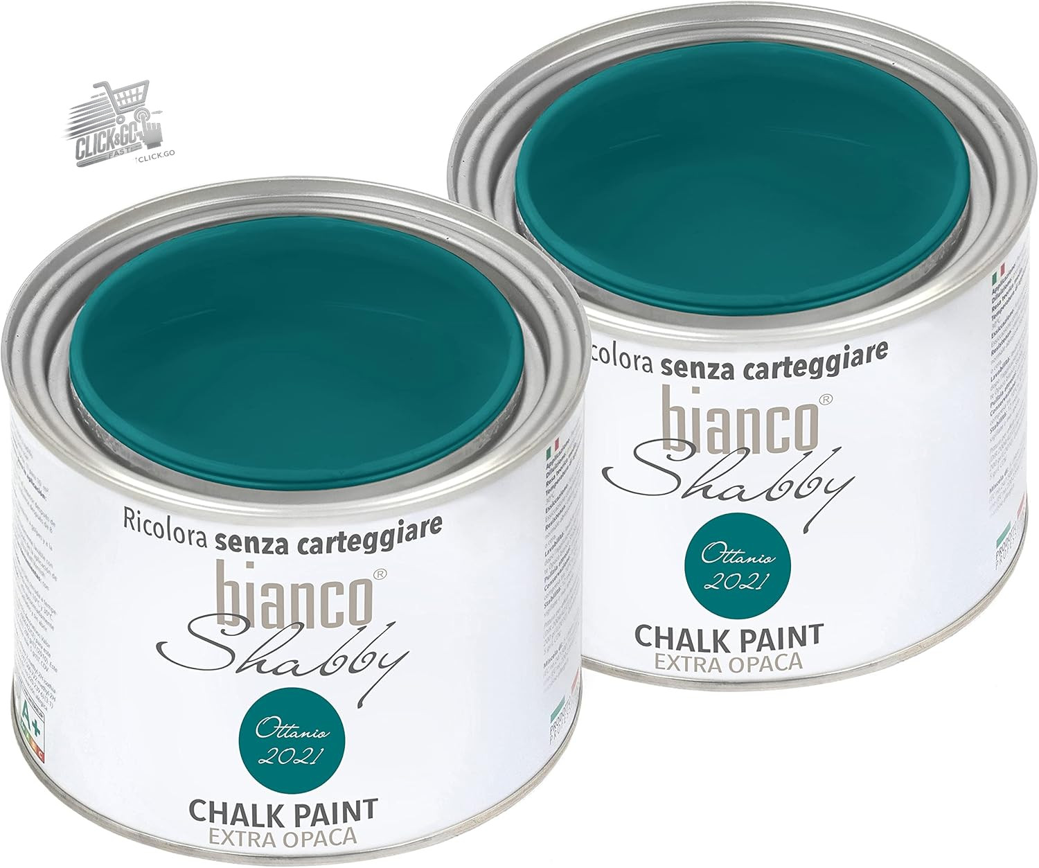 Chalk Paint Ottanium Shabby Chic Vintage Furniture Painting Matte Walls 2x500ml