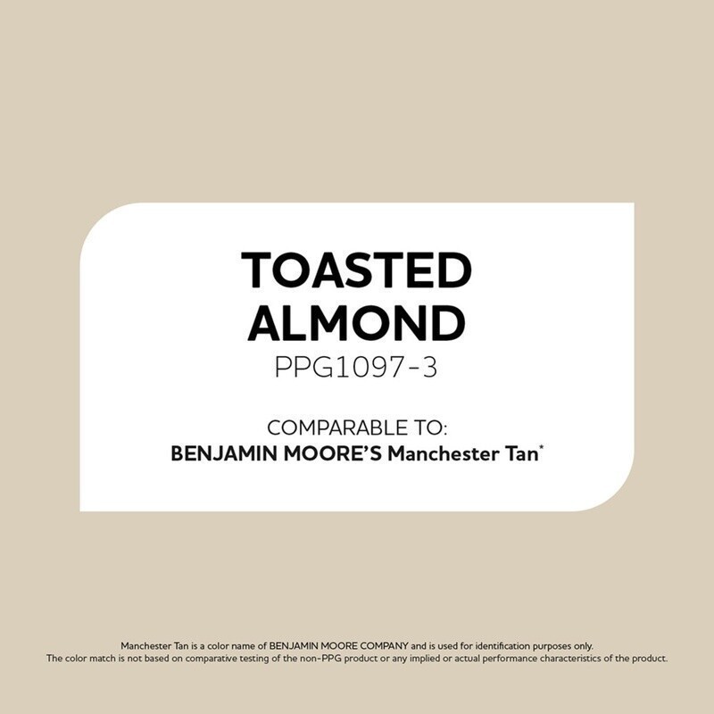 Toasted Almond Interior Paint Eggshell Finish Low Odor Low VOC Washable Primer