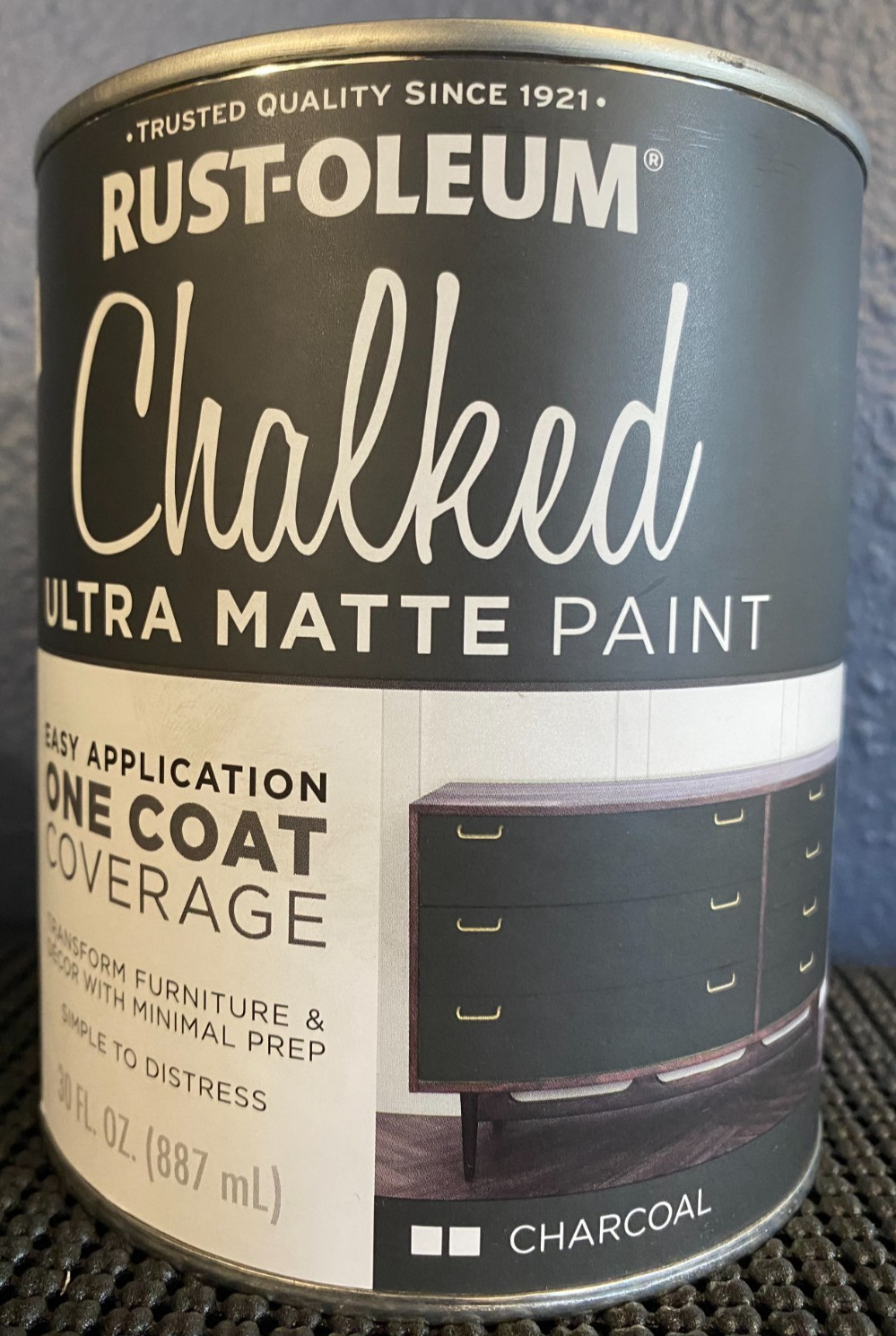 Rust-Oleum Chalked Ultra Matte Paint – Charcoal (1 Quart)