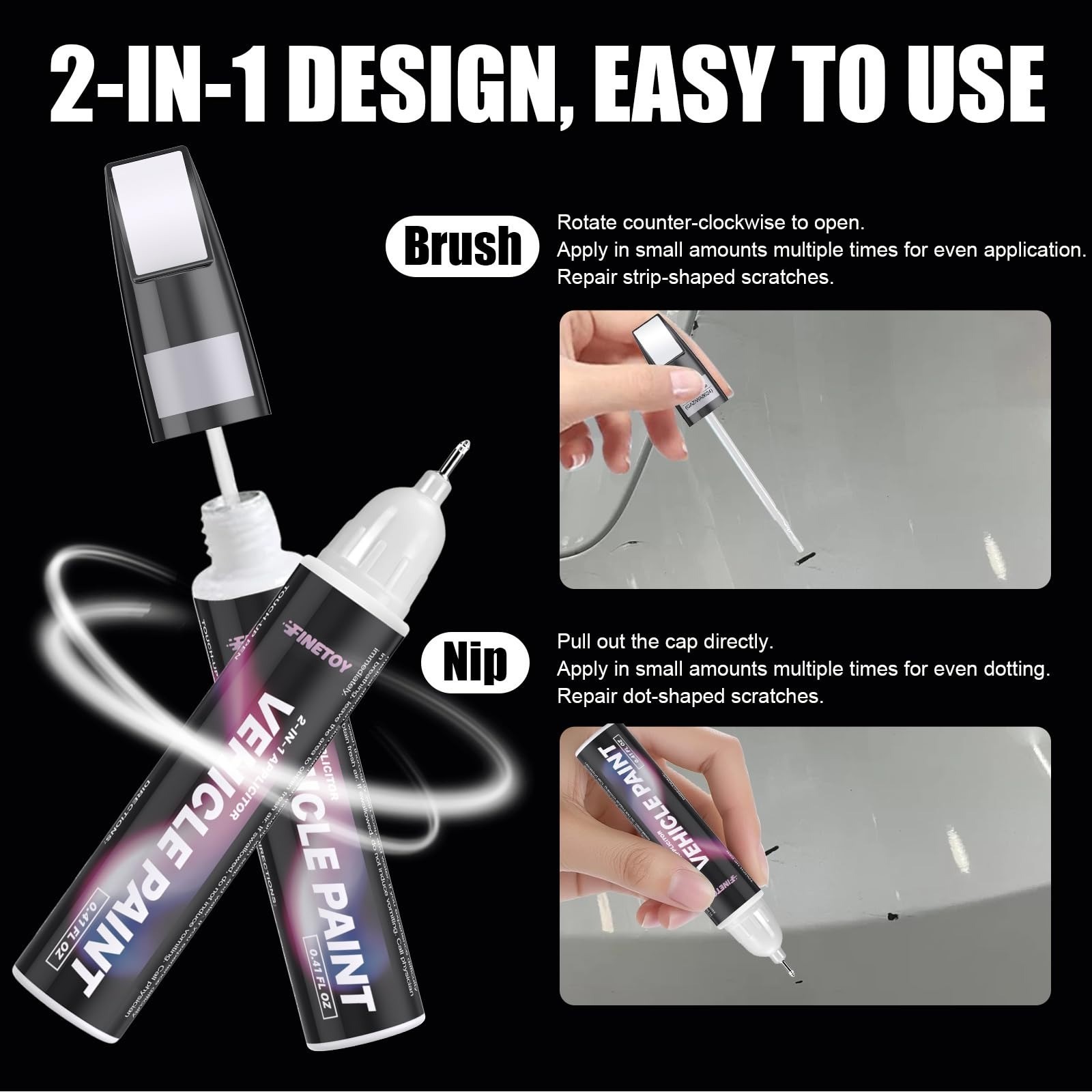 GNT Radiant Red Touch Up Paint for Chevrolet | Fast Drying Repair Kit