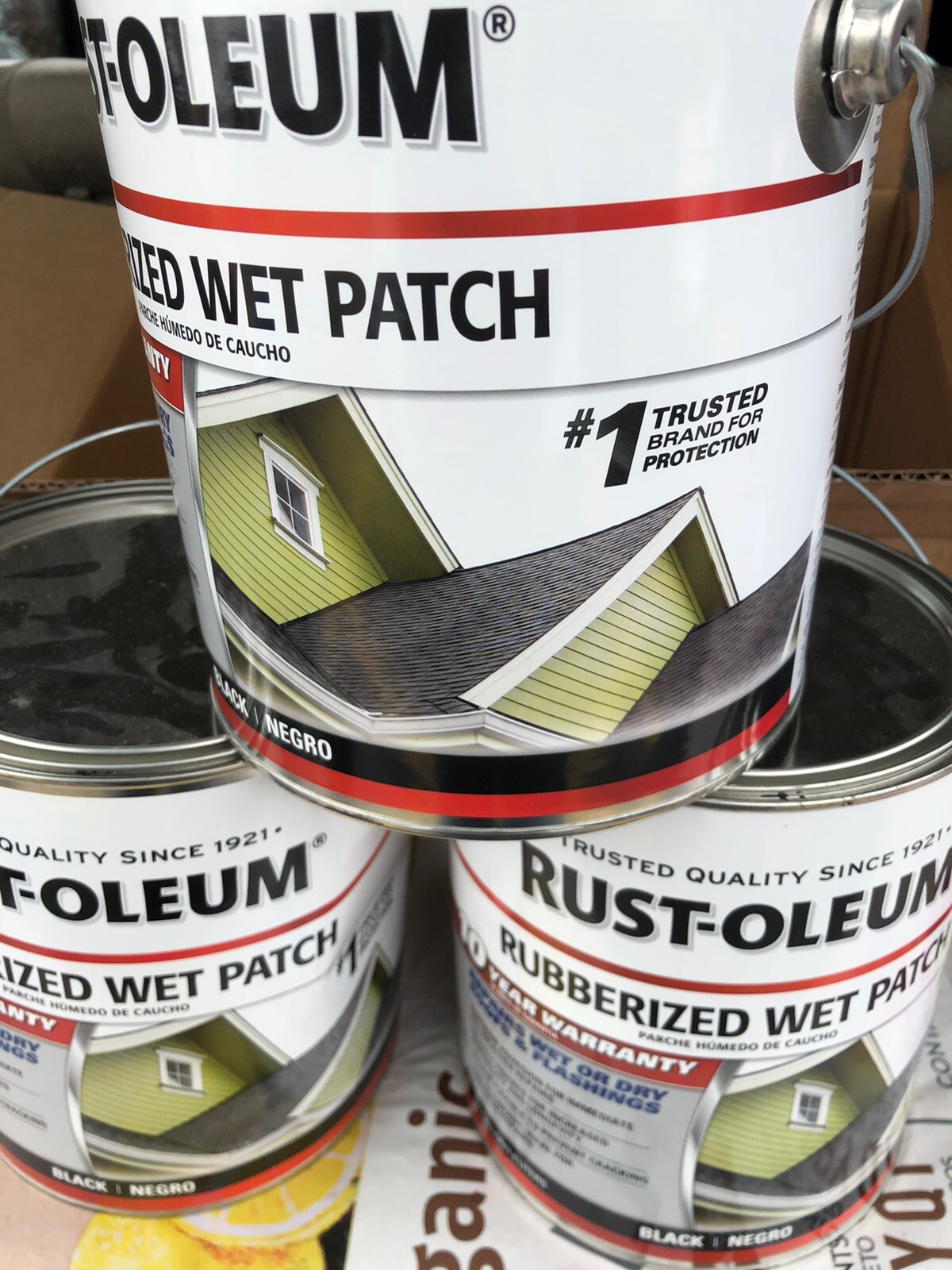 3X 0.9 GAL Rust-Oleum ® Rubberized Wet Patch