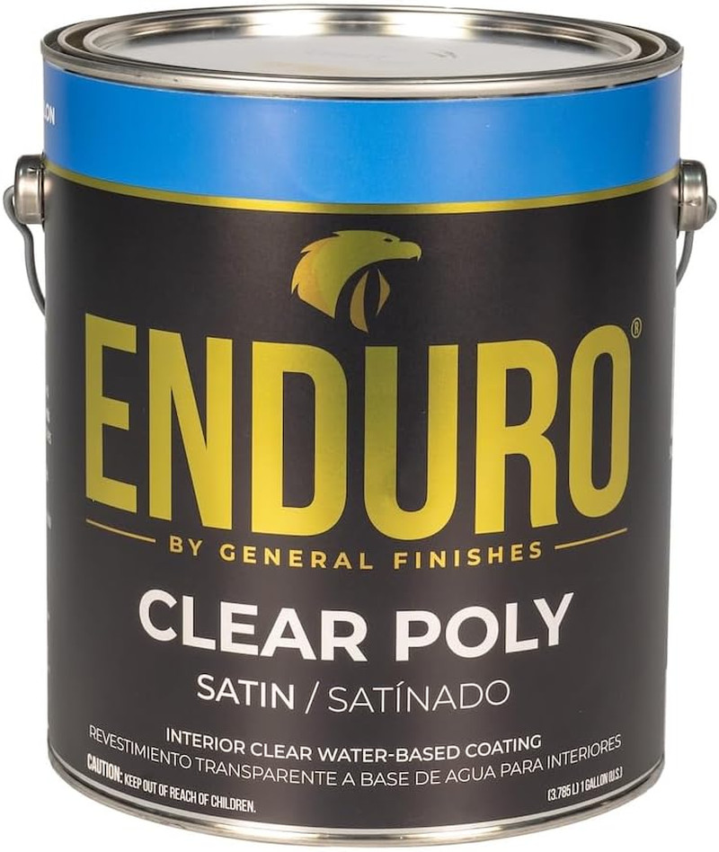 Enduro Water Based Clear Poly, 1 Gallon, Satin
