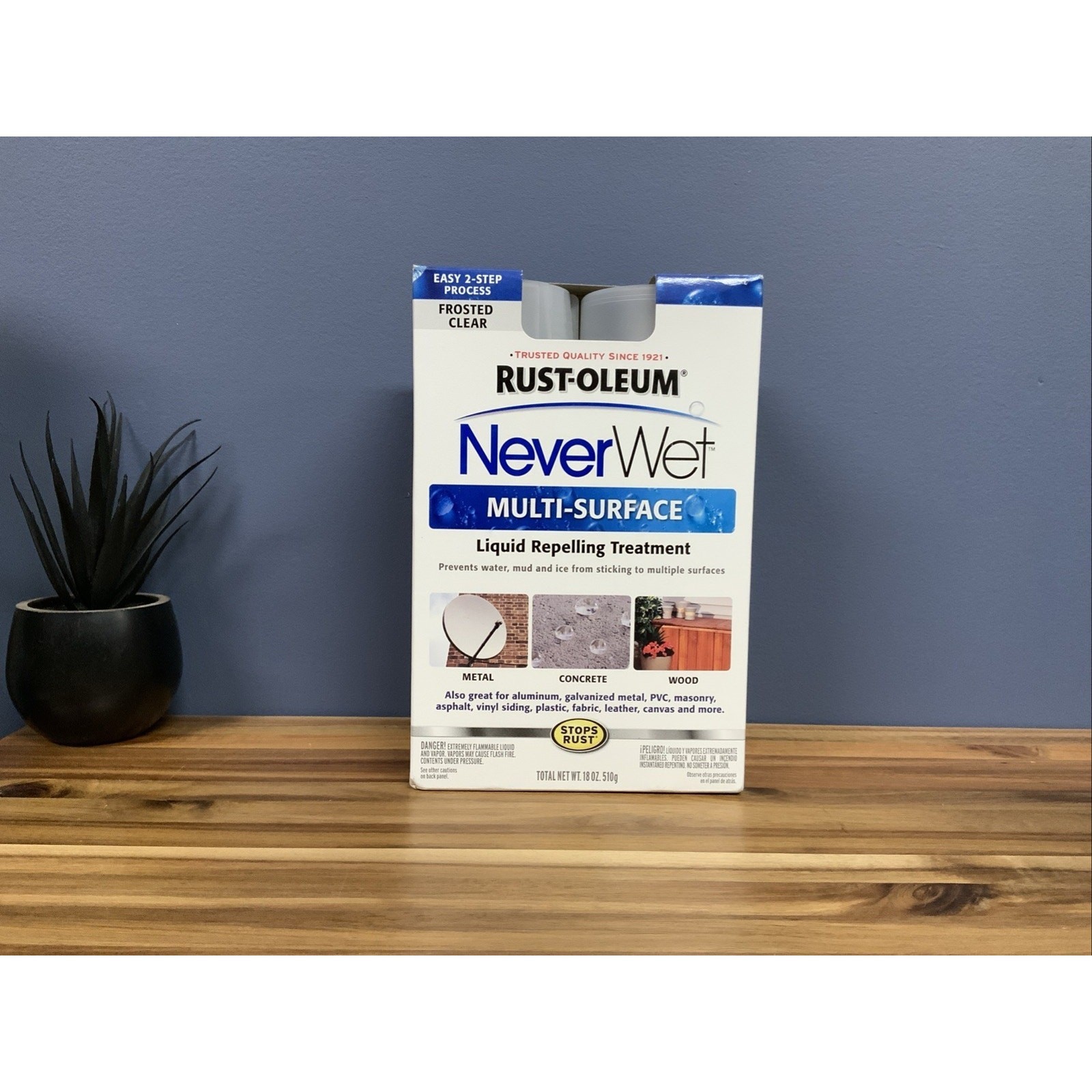 Rust-Oleum 274323 Never Wet Multi-Surface Liquid Repelling Treatment 18 Oz.