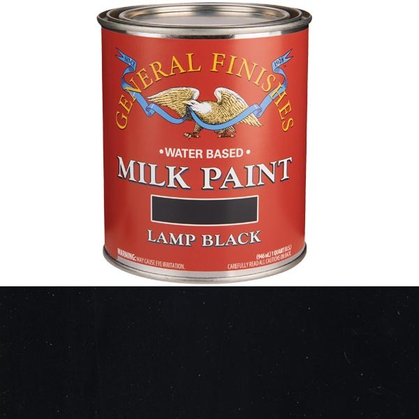 Lamp Black Milk Paint Quart