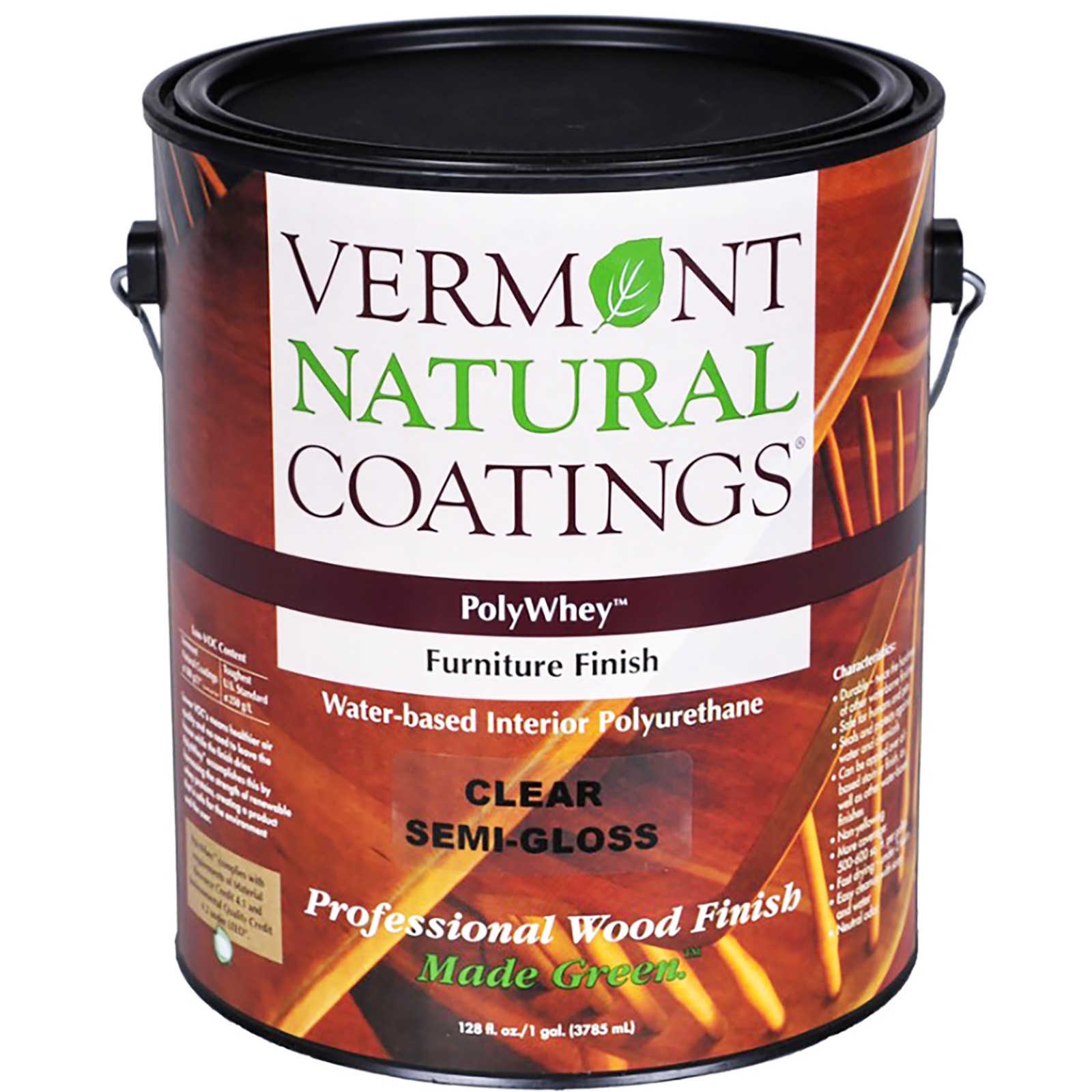 Vermont Natural Coatings PolyWhey Furniture Finish Semi Gloss gal