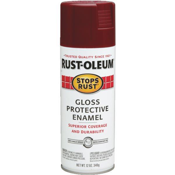 6 Pk 12 Oz Burgundy Rust-Oleum Stops Rust Anti-Rust Spray Paint 7768-830