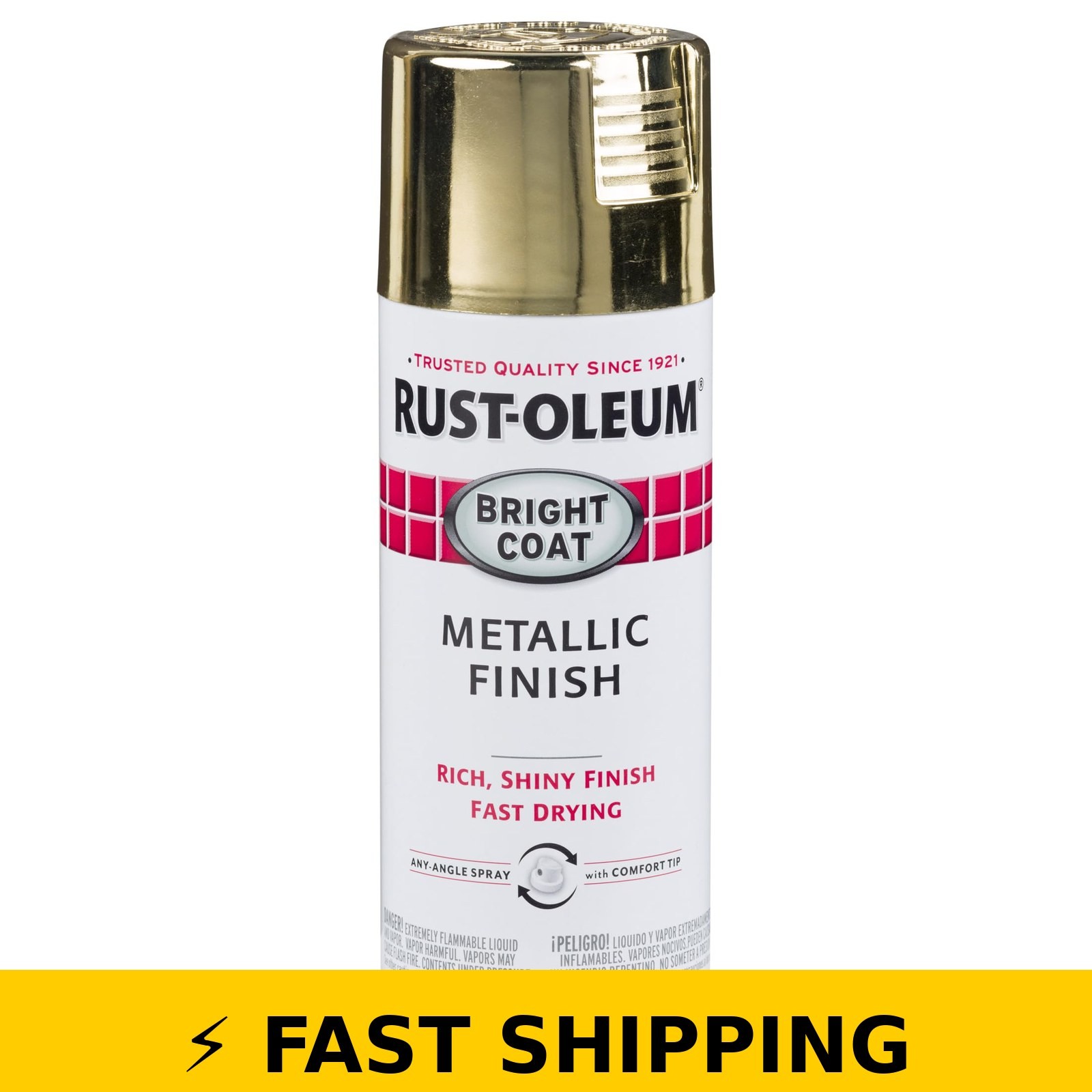 Rust-Oleum Stops Rust Metallic Spray Paint 11oz Gold