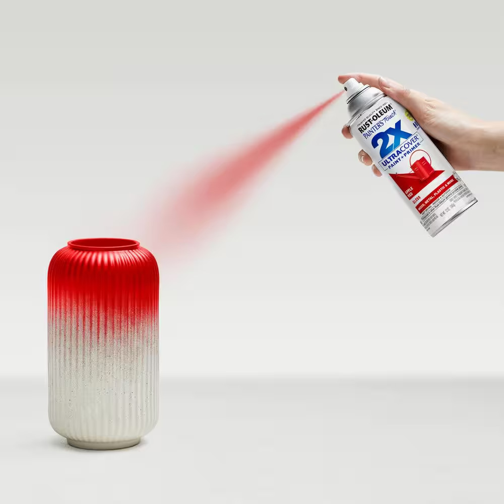 12 Oz. Gloss Apple Red General Purpose Spray Paint (6-Pack)