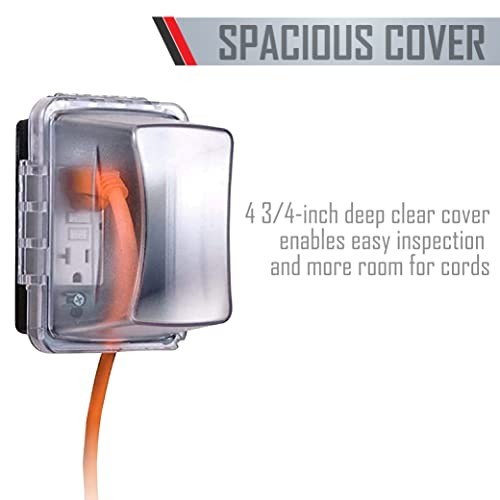 MM710C, 4 3/4-Inches Deep Finish 1 Gang Clear Deep JUMBO