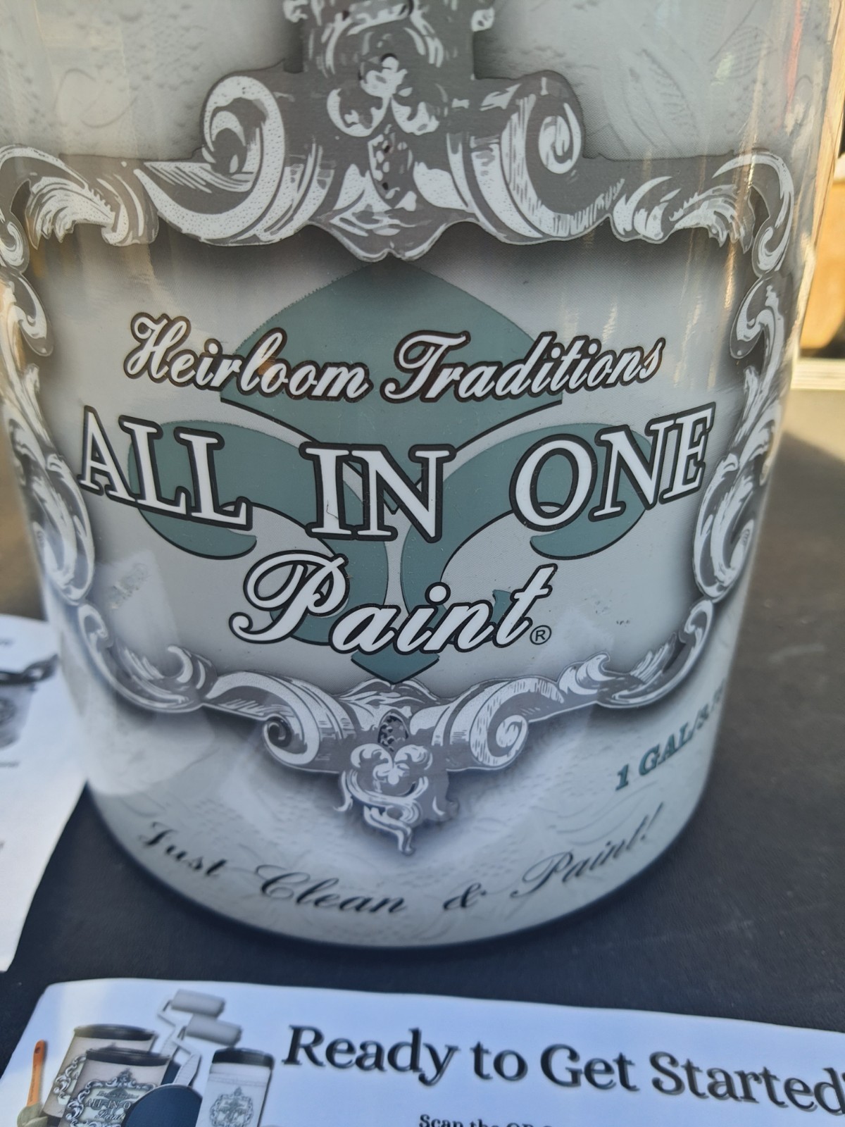 ALL-IN-ONE Paint – Bone, 128 Fl Oz – includes color card