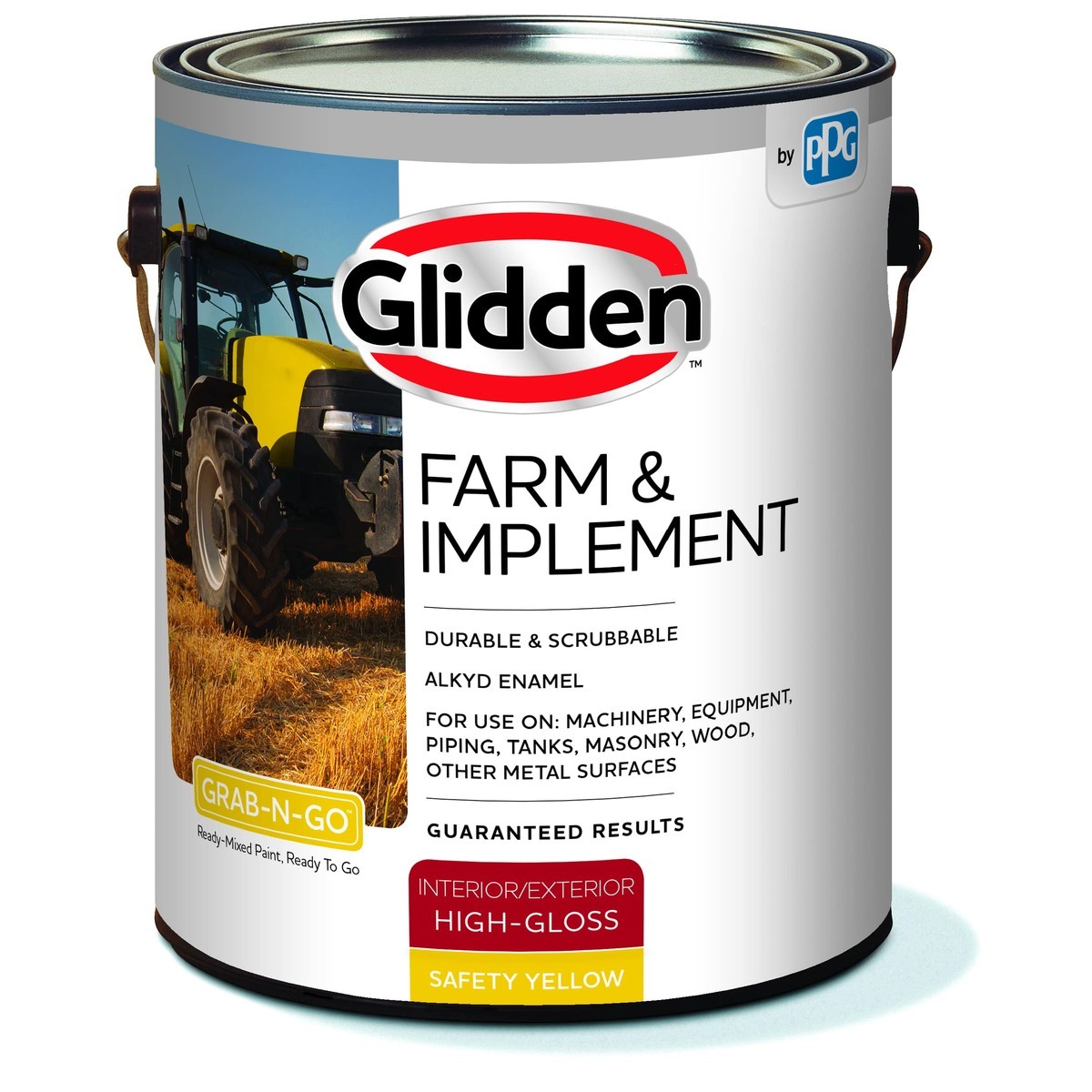Glidden Alkyd Enamel Interior/Exterior Paint For Use On Machinery Equipment