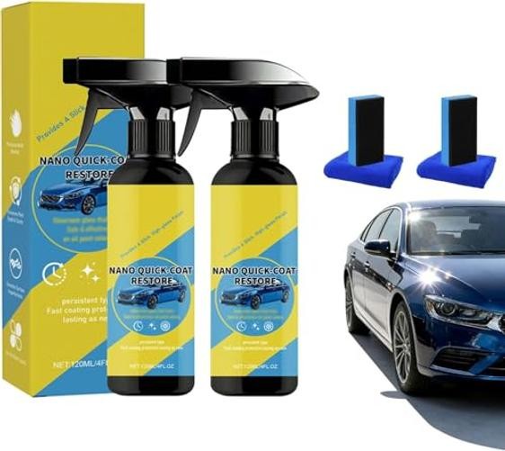 Nano Quick Coat Restore Coating Spray, 2026 Advanced Automobile Quick-Acting