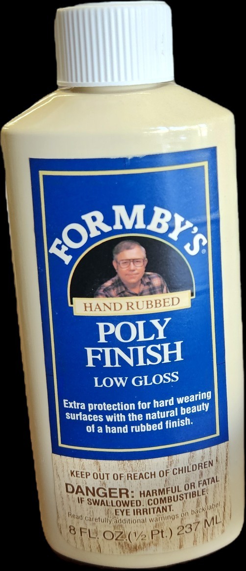 Vintage Formby’s Hand Rubbed Poly Finish Low Gloss 8oz. Discontinued