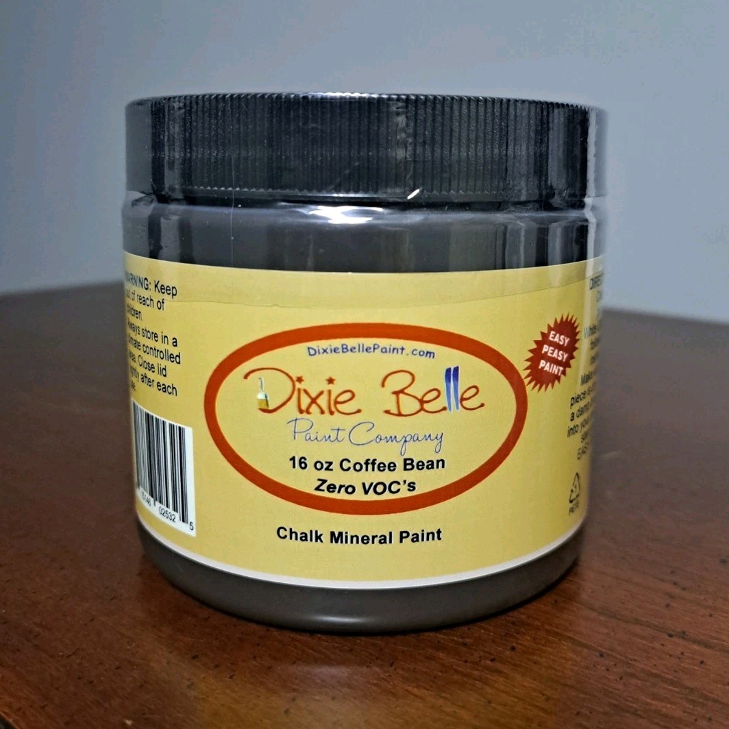 Dixie Belle Chalk Mineral Paint Coffee Bean Zero VOC, 16oz
