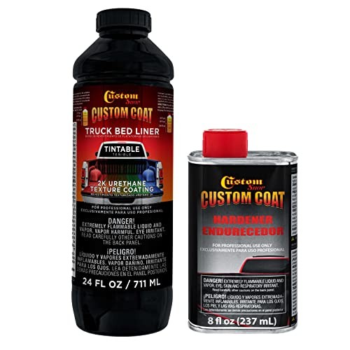 Custom Coat Base Only 1 Quart Urethane Spray-On Truck 0.25 Gallon Kit Tintable