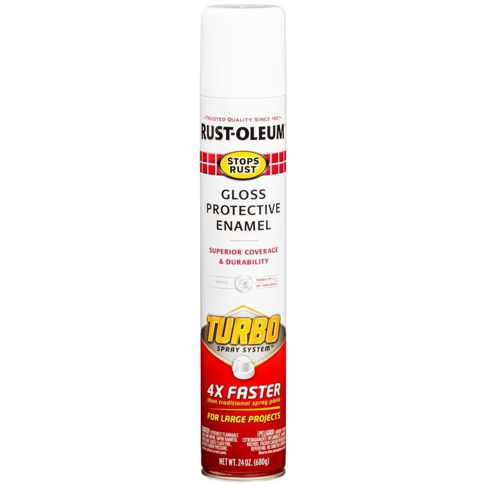 Rust-Oleum Stops Rust 24 oz Turbo Spray System – Gloss White