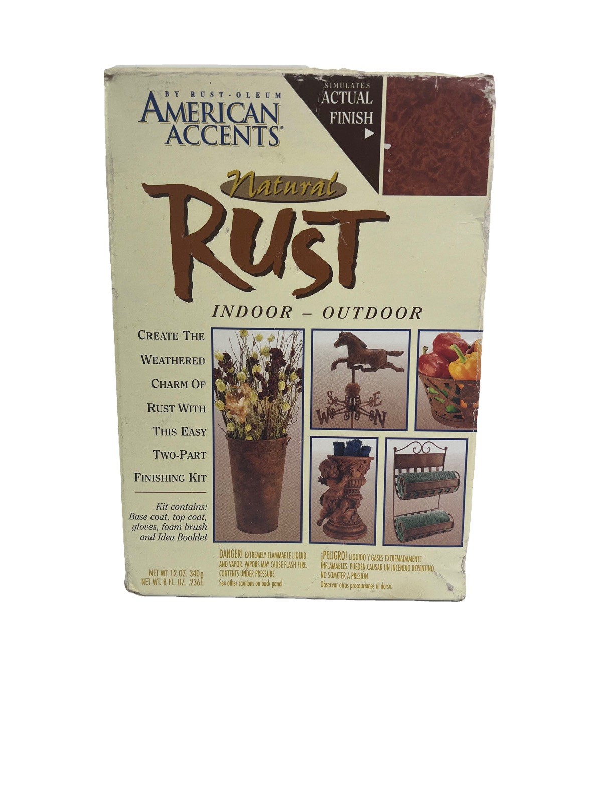 NEW Open Box Rust-Oleum American Accents – Natural Rust Kit Indoor & Outdoor