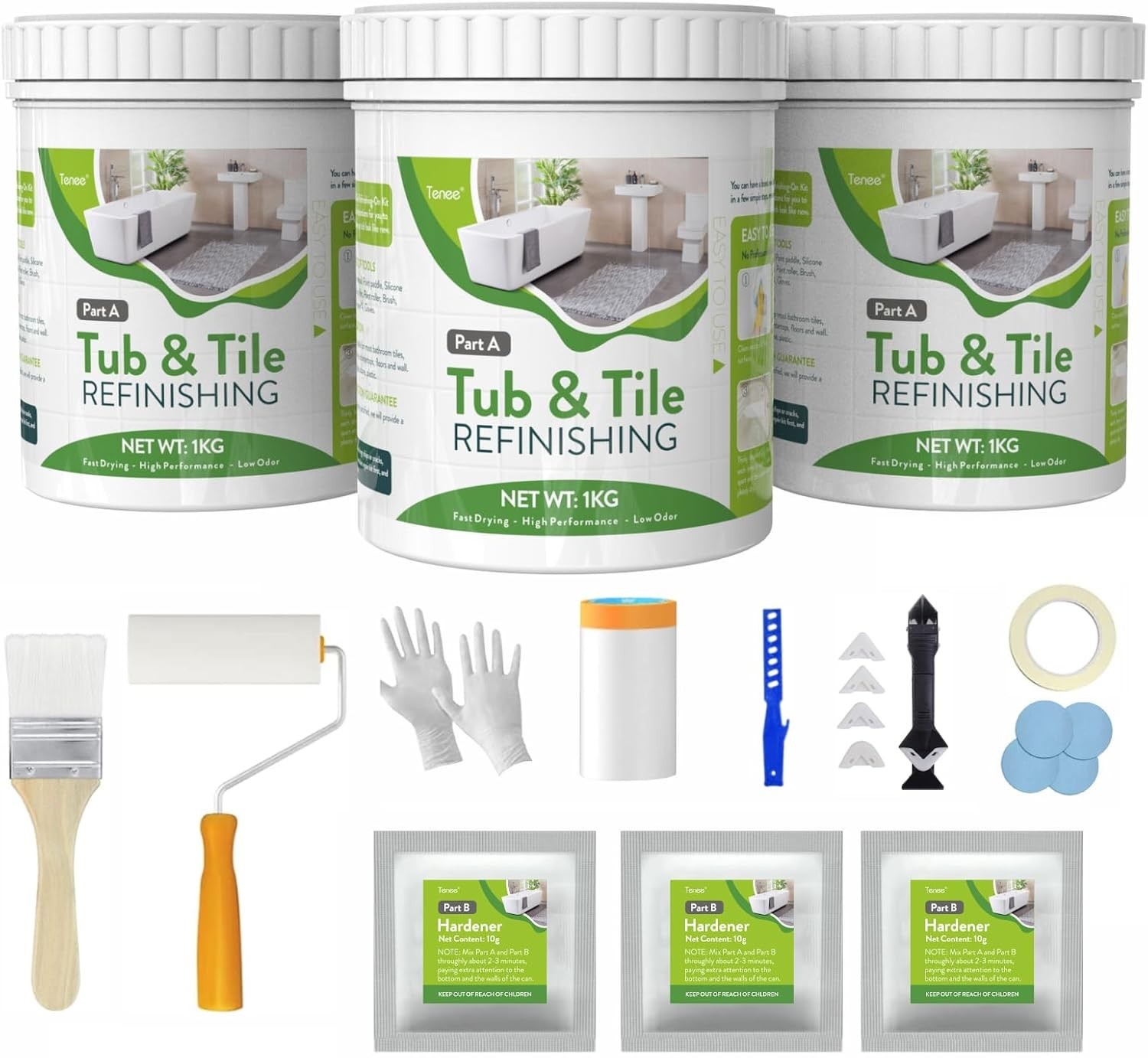 Tub and Tile Paint Kit – Bathroom Refinishing