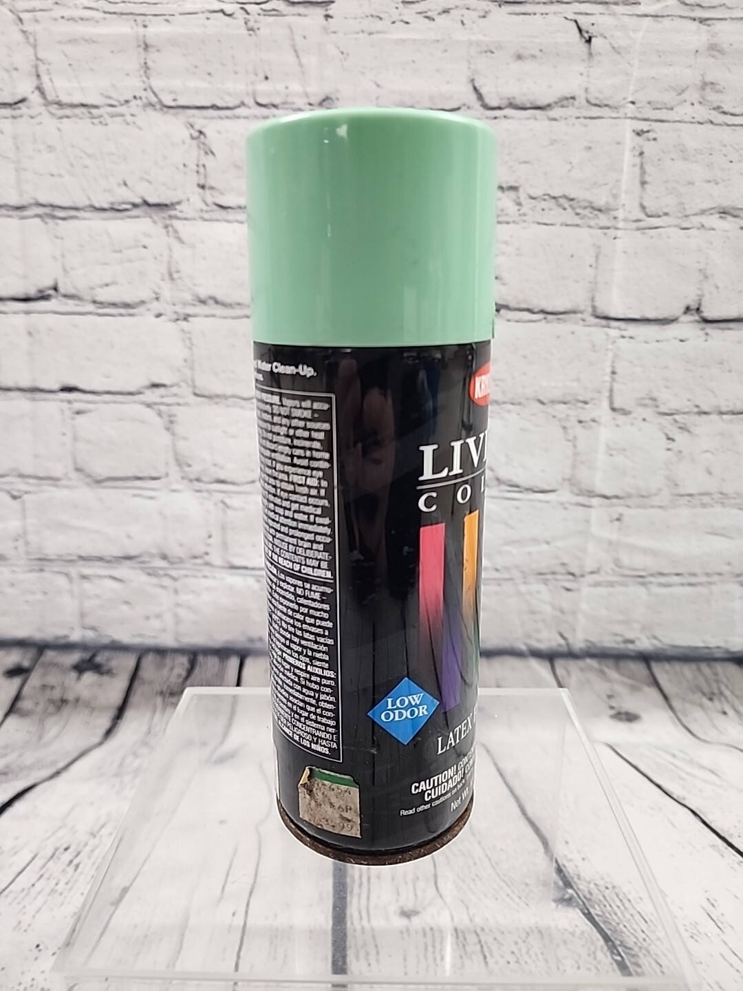 Retired Vintage Krylon Spearmint Spray Paint Can 12 Oz Can Made In USA