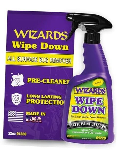 – Wipe Down Quick Detailer Spray – Matte Finish Cleaning Solution – 22 oz.