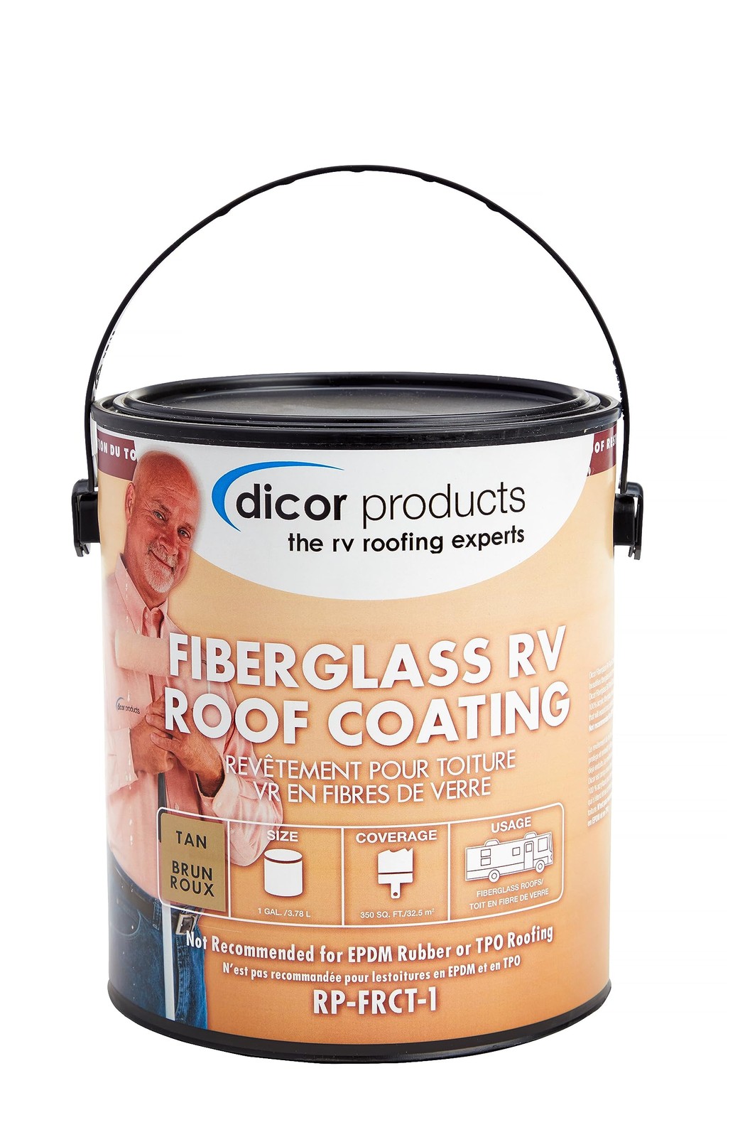 128 Fl Oz Rust Inhibitive Metal Roof Primer For Rv Mobile Home Coating