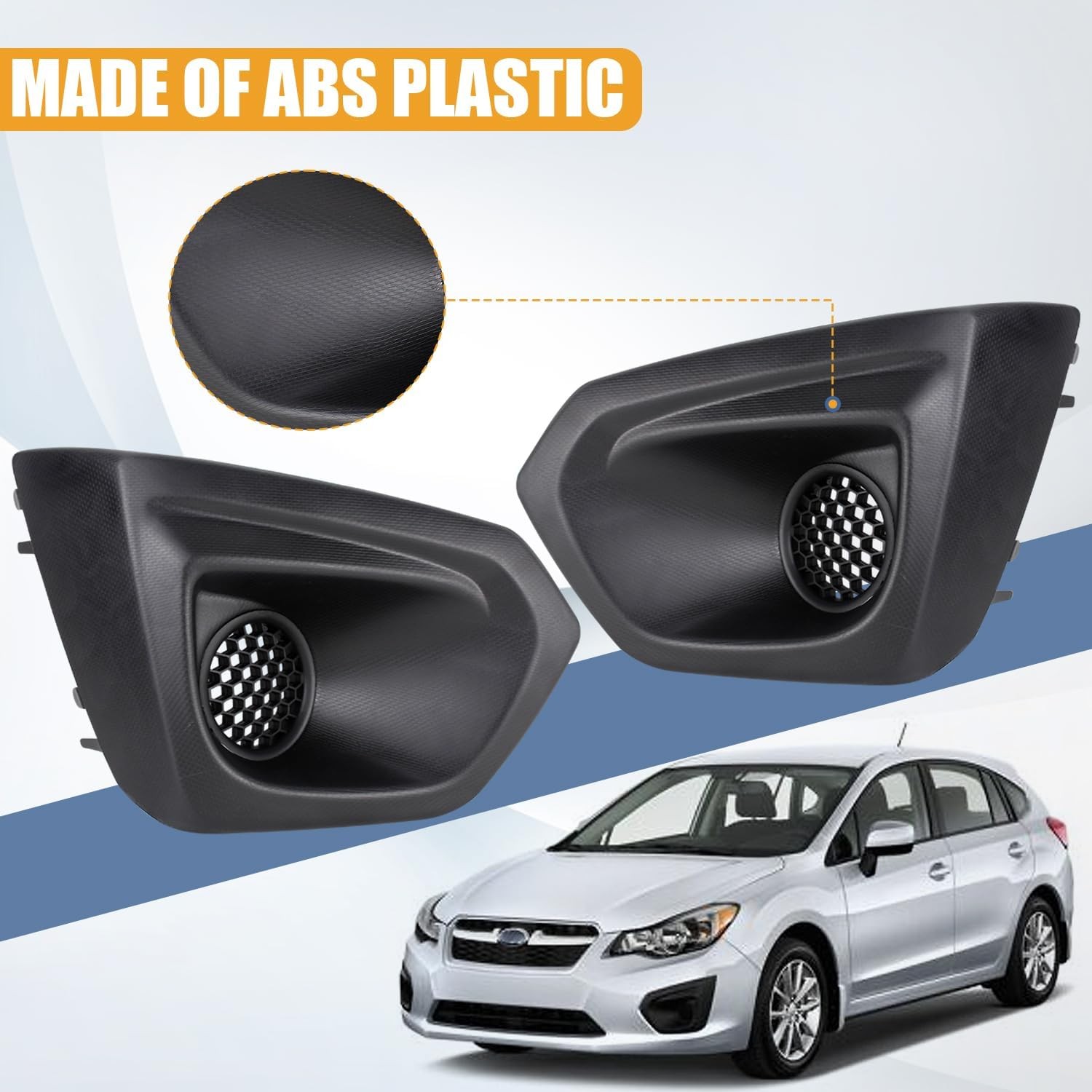 COOL STAR Fog Lights Lamp Cover Compatible with Subaru Impreza 2012 2013 2014 Fo