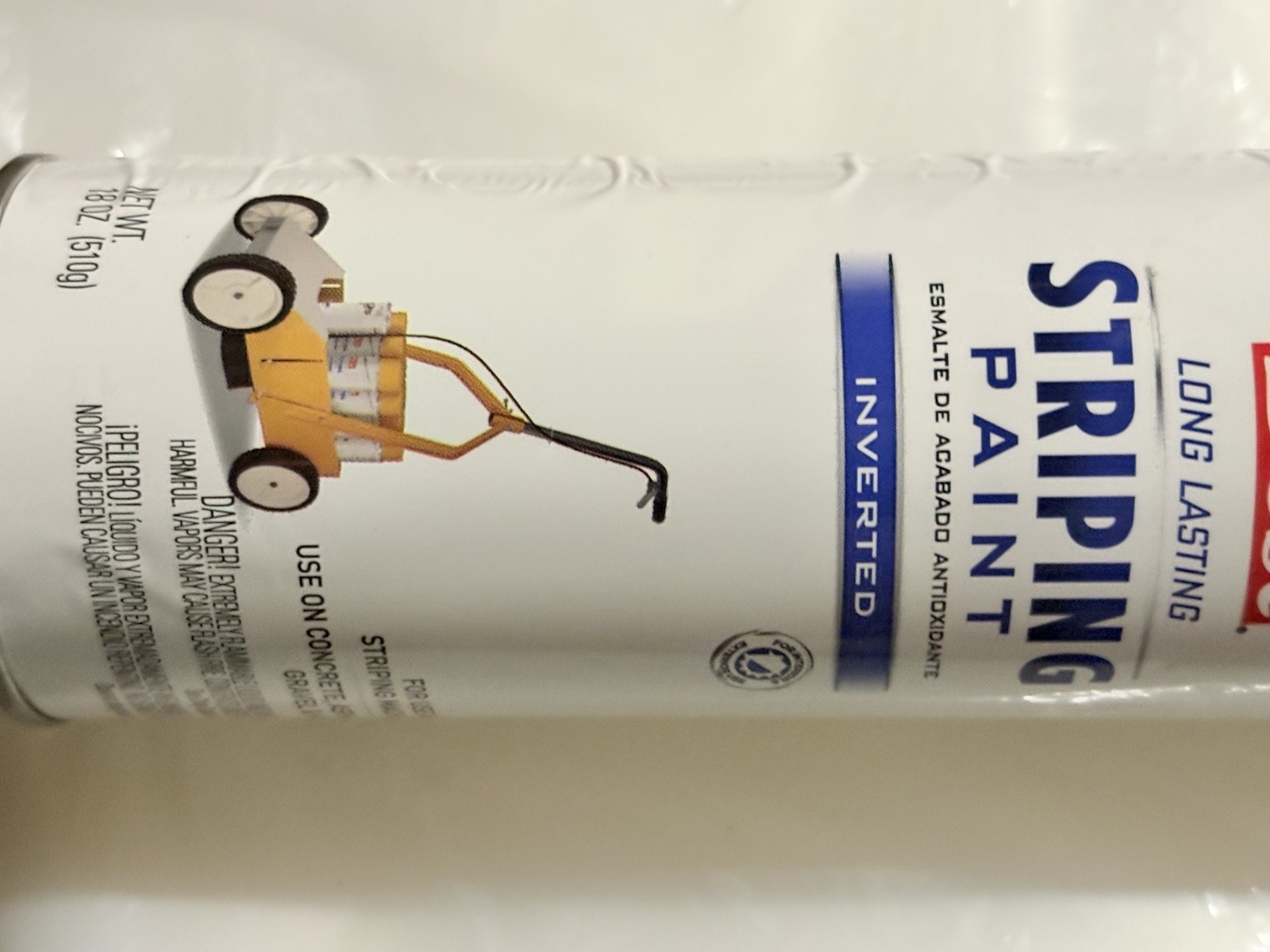 Do it Best Long Lasting Inverted Striping Paint White 18 oz MPN 794060
