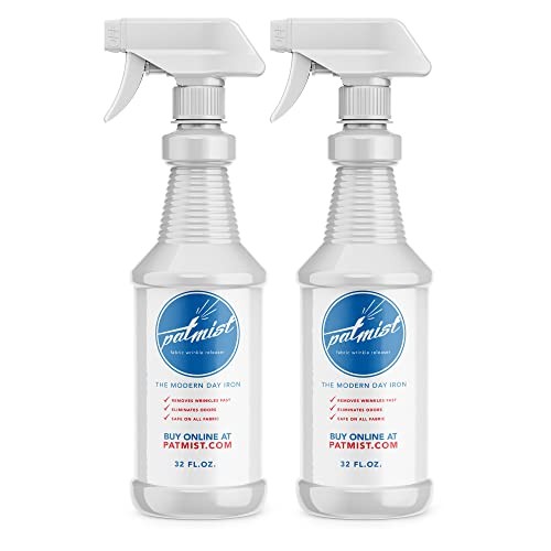 Wrinkle Remover Spray – Fabric Refresher with Fresh 32 Fl Oz (Pack of 2)