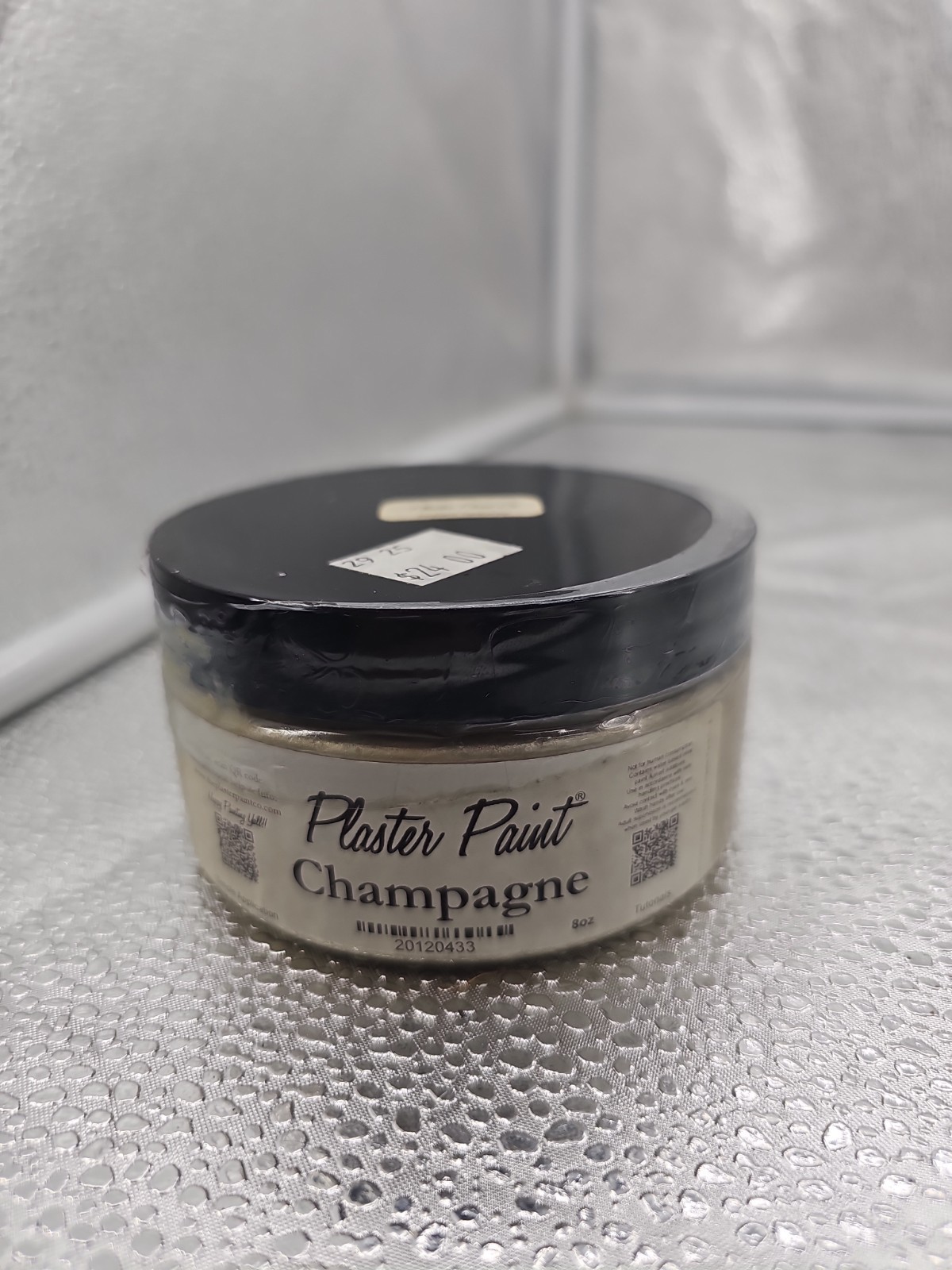 New Plaster Paint Company 8oz Furniture Paint In Champagne Sealant Required