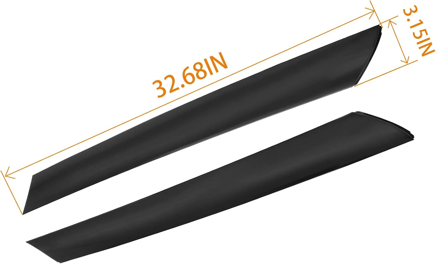 Windshield A-Pillar Trim Molding Set, Compatible with Kia Soul 2010 2011 2012 20