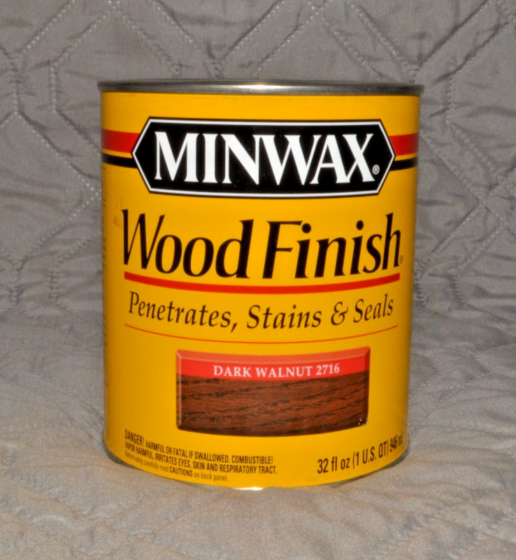 NEW Minwax Wood Finish Dark Walnut 2716 Oil-Based Stain 32 fl oz Quart New