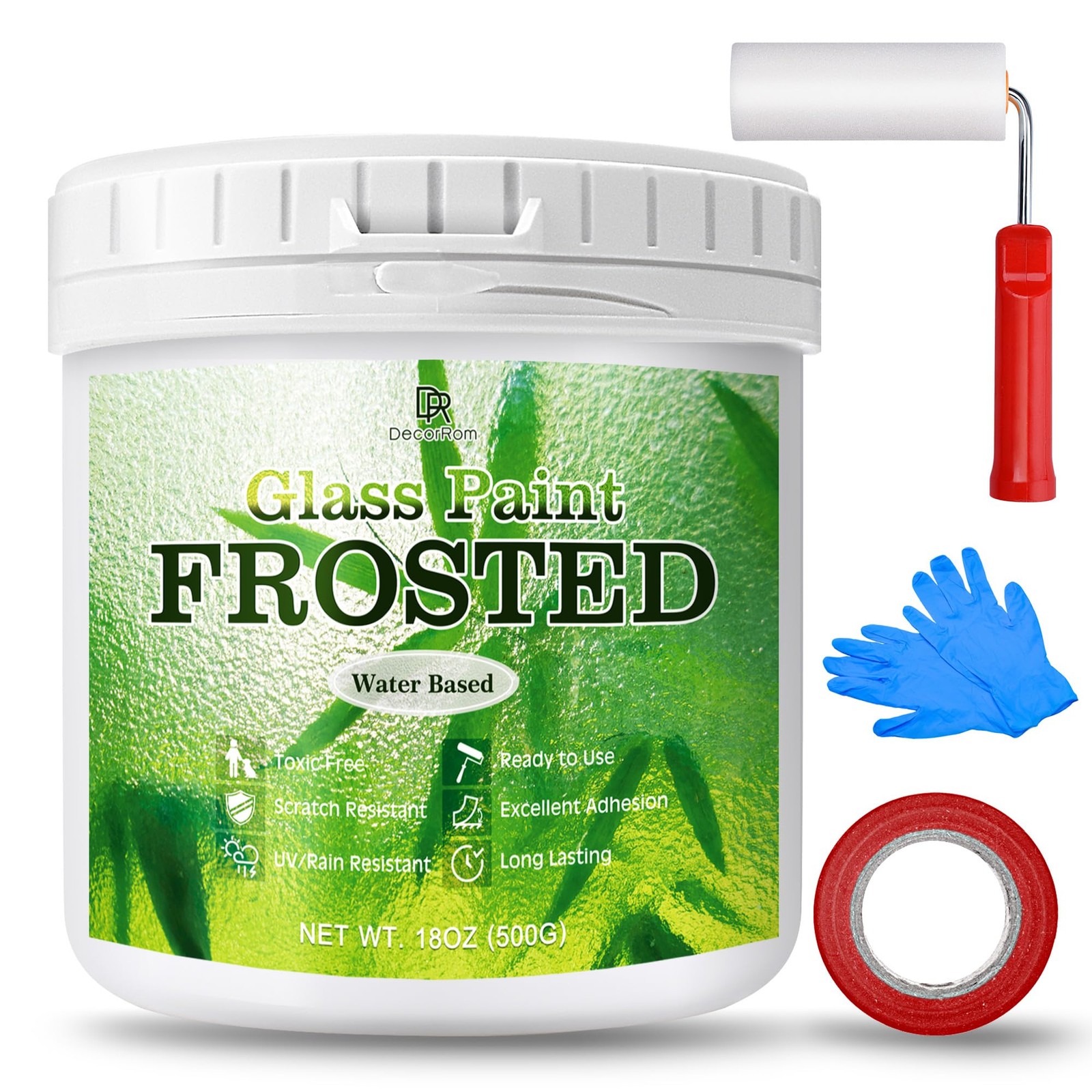 Frosted Glass Paint for Windows – 16oz Water-Based Window Privacy Film Spray …