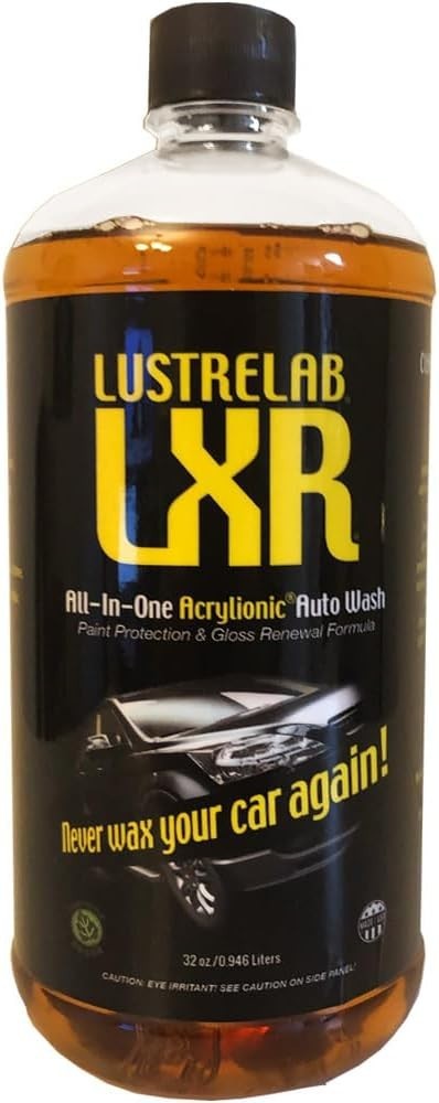 LustreLab LXR All-In-One Acrylionic Auto Car Wash and Wax, Replaces 5